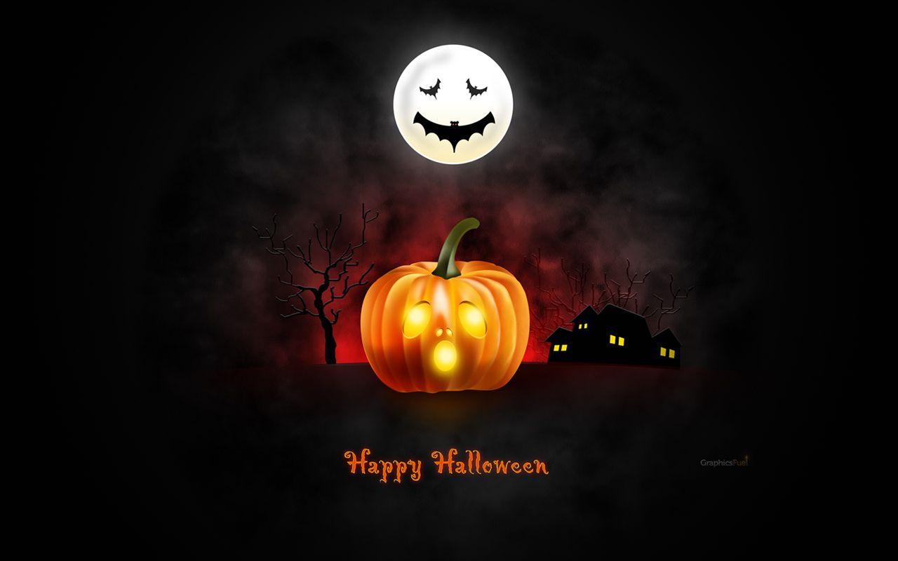 1280x800 Halloween wallpaper for desktop, iPad & iPhone (PSD & icons included)