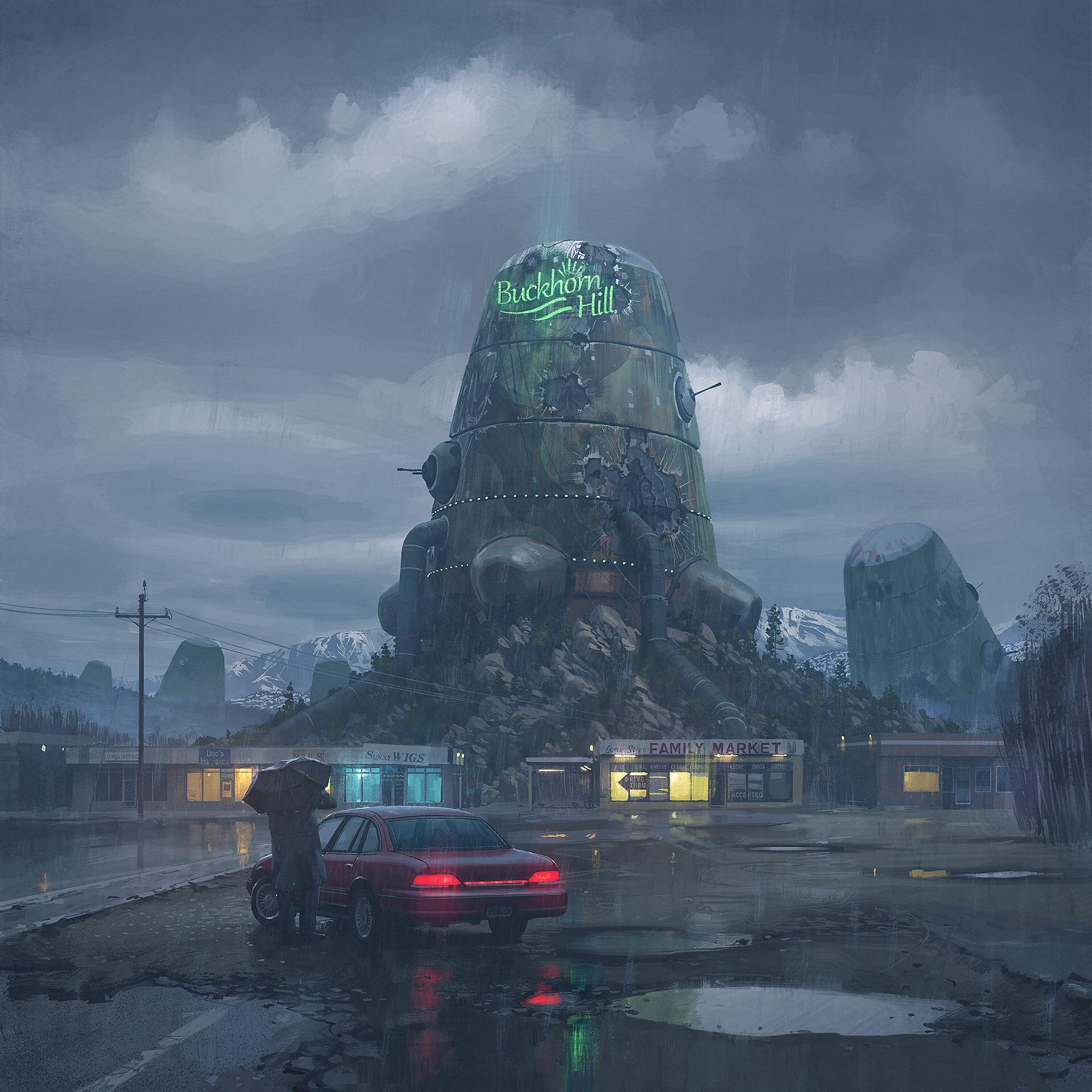 1920x1920 Simon Stålenhag Art