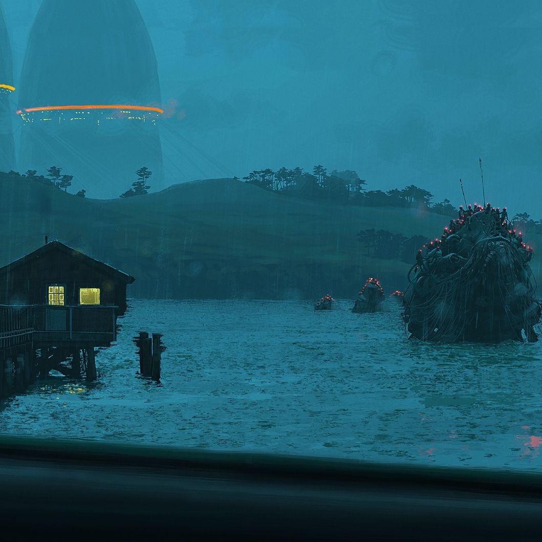 1059x1059 Steam Workshop::Simon Stålenhag Crossing 4K