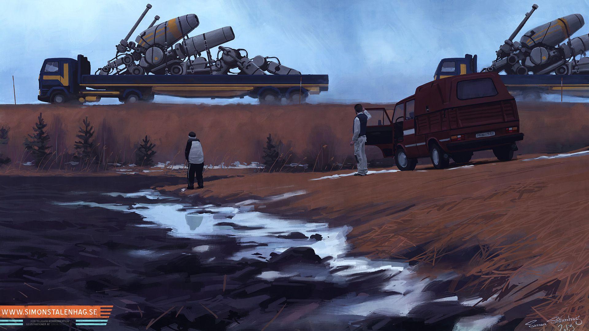 1920x1080 The Sci Fi Paintings Of Simon Stålenhag. Simon Stålenhag Sci Fi Artist