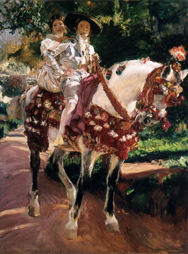 777x1050 Elena And Maria In Old Fashioned Valencian Costume Joaquin Sorolla Y Bastida On USEUM