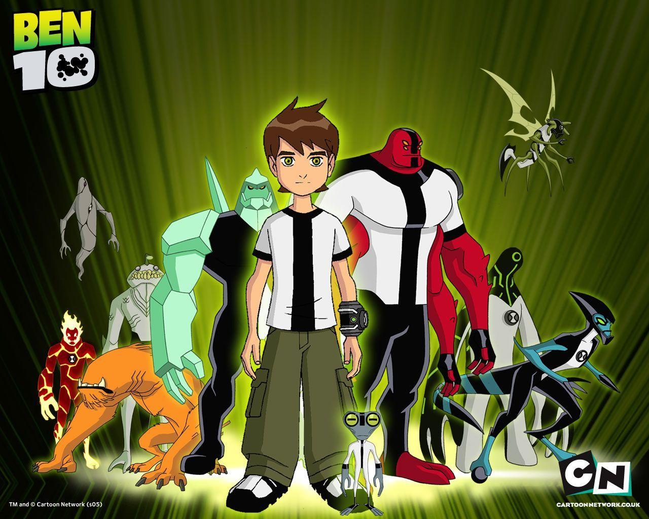 1280x1024 Ben 10 Aliens Wallpaper