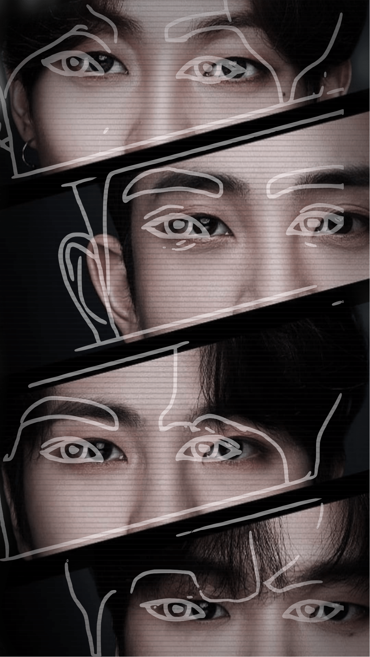 1242x2208 woosung dojoon hajoon Sticker