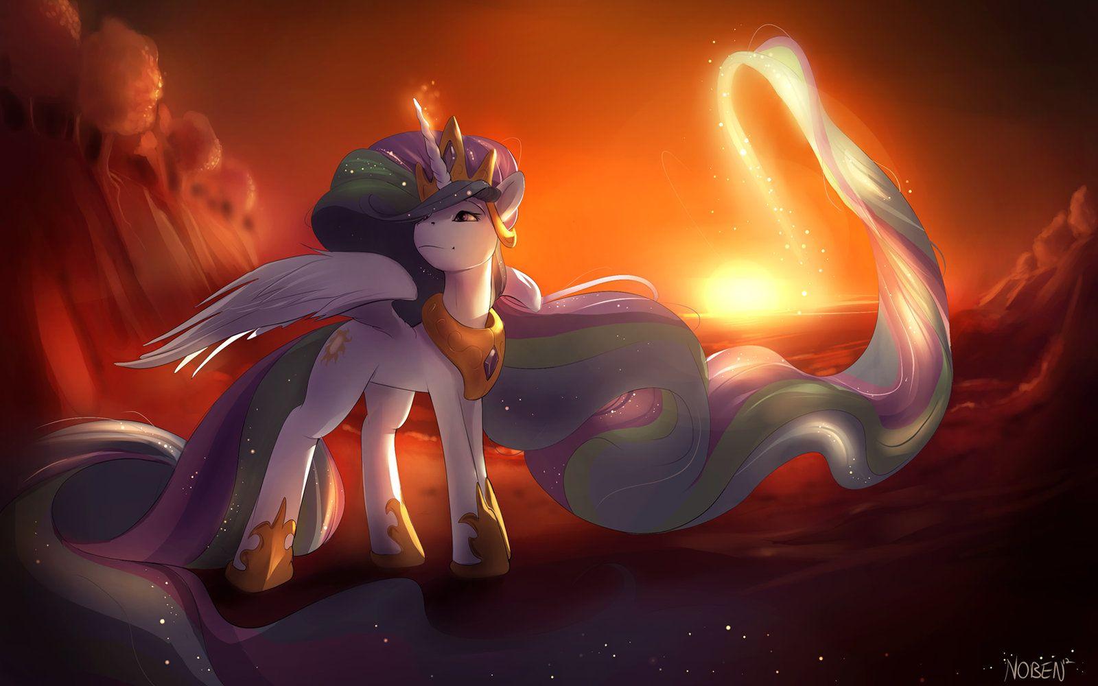 1600x1000 Princess Celestia Little Pony Anime Image Board