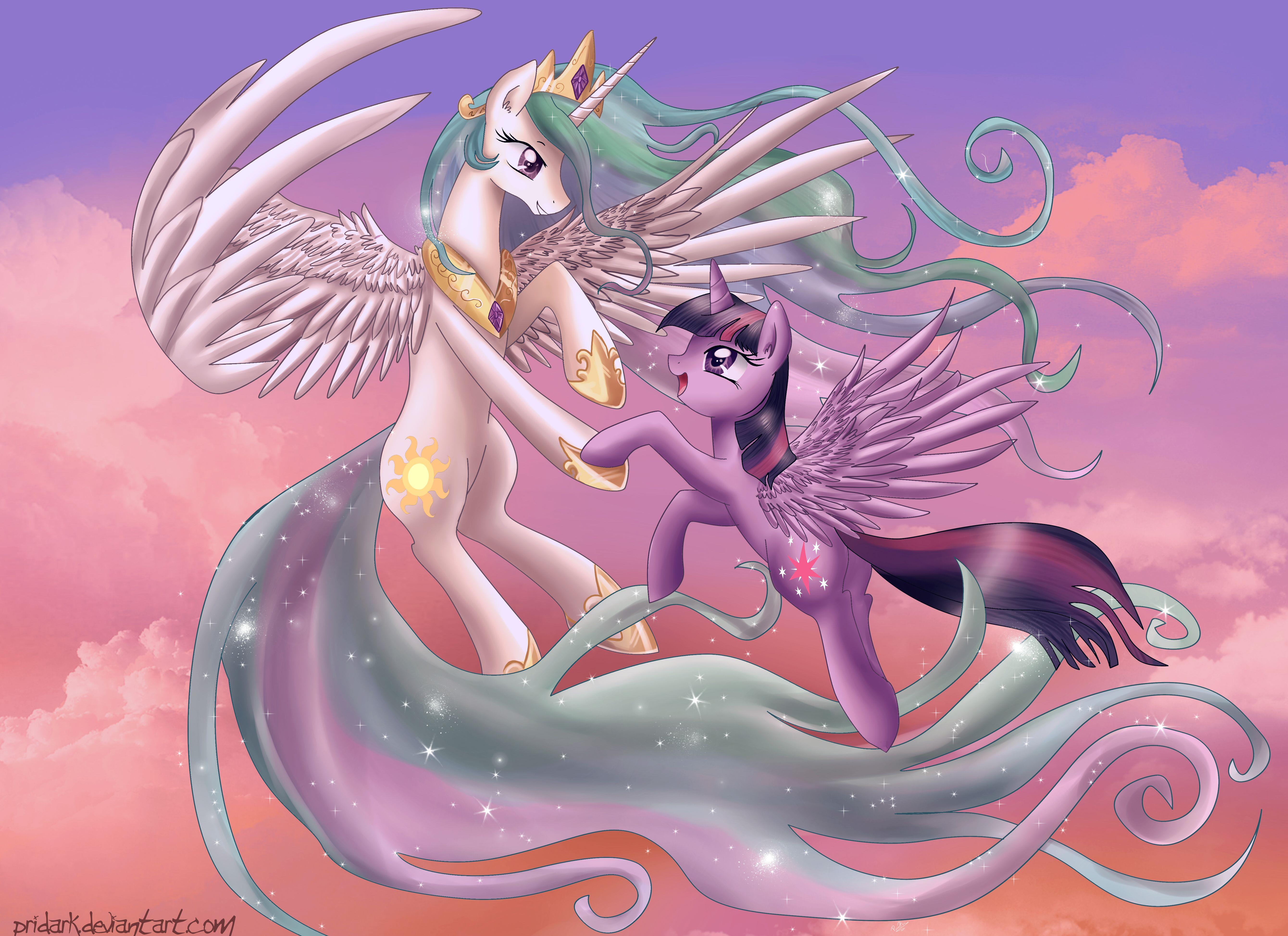 5359x3894 Twilight Sparkle, Princess Celestia wallpaper. Mocah.org HD Desktop Wallpaper