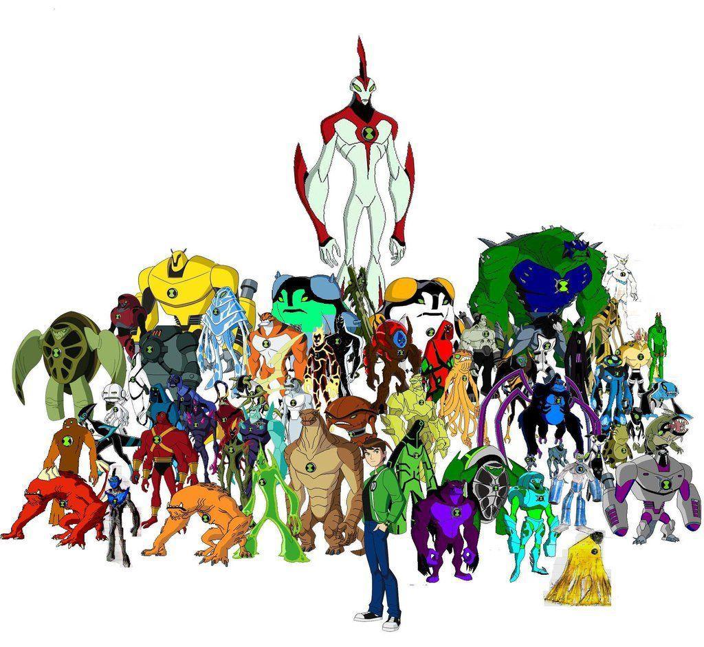 1024x941 Ben 10 Aliens Wallpaper