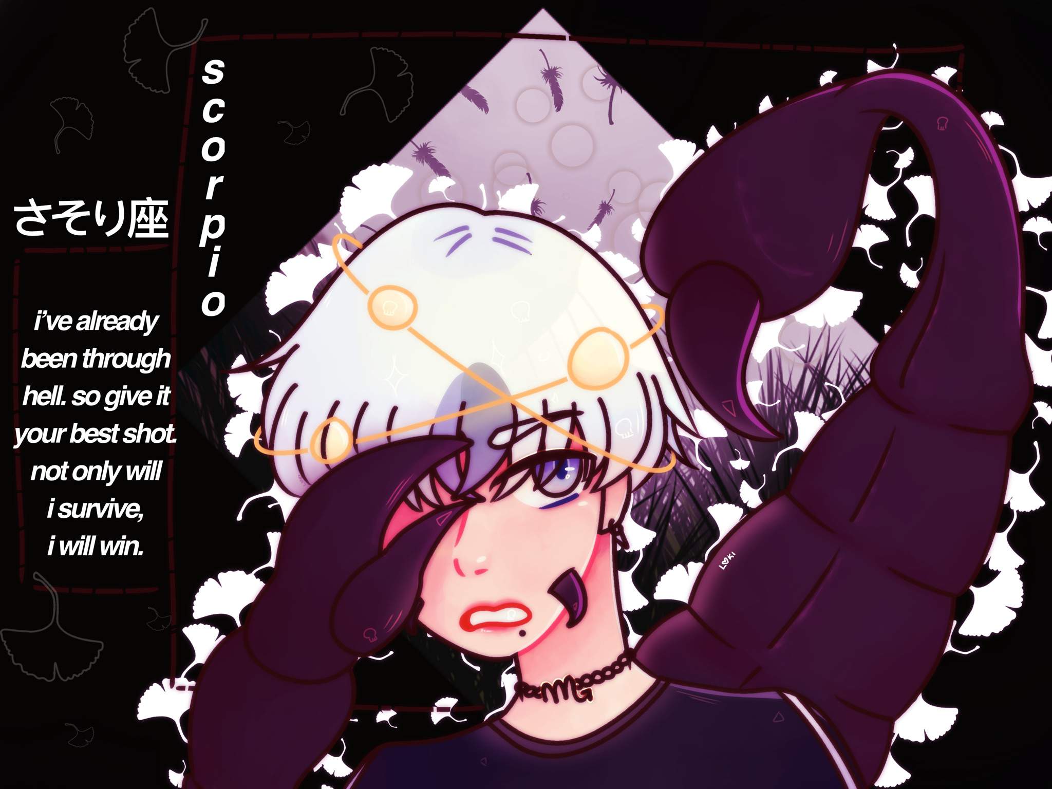 2048x1536 「 Edgy Scorpio - Kusari 」☕️. My Hero Academia Amino
