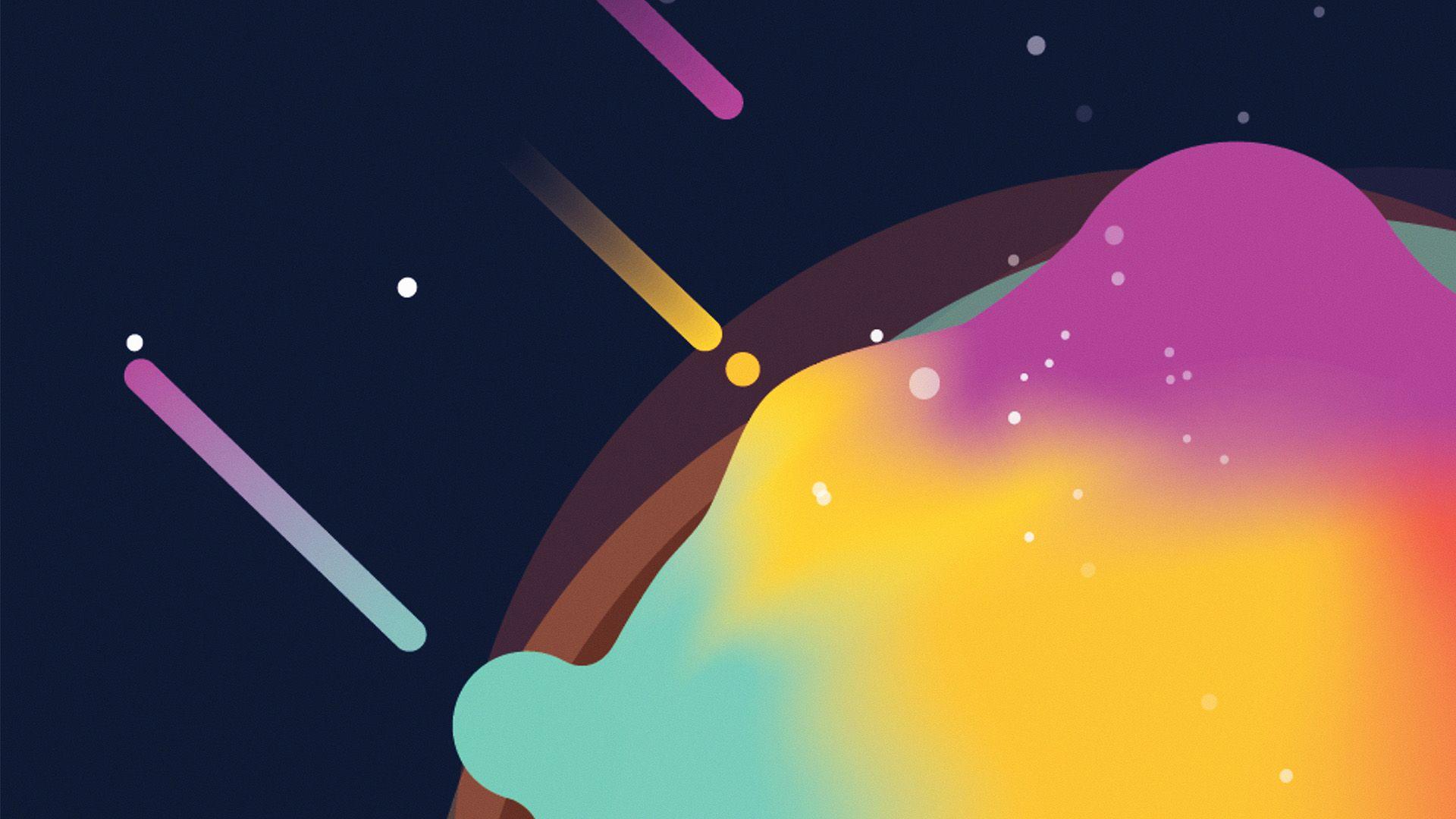1920x1080 Space Simple Minimal Graphic Illustration Art Wallpaper
