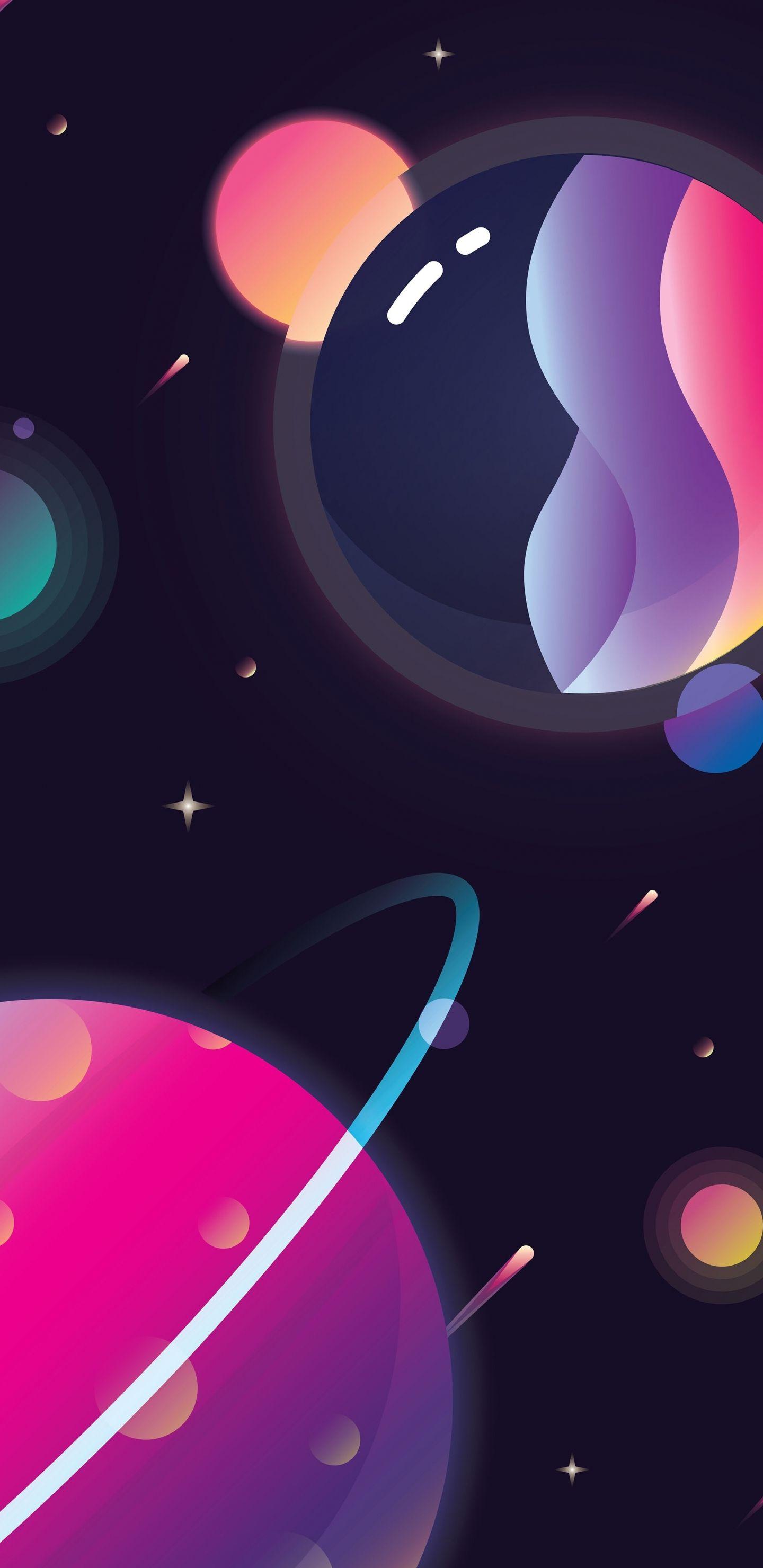 1440x2960 Download 1440x2960 wallpaper space, planets, art, illustration, samsung galaxy s samsung galaxy s8 plus, 1440x2960 HD image, background, 17658