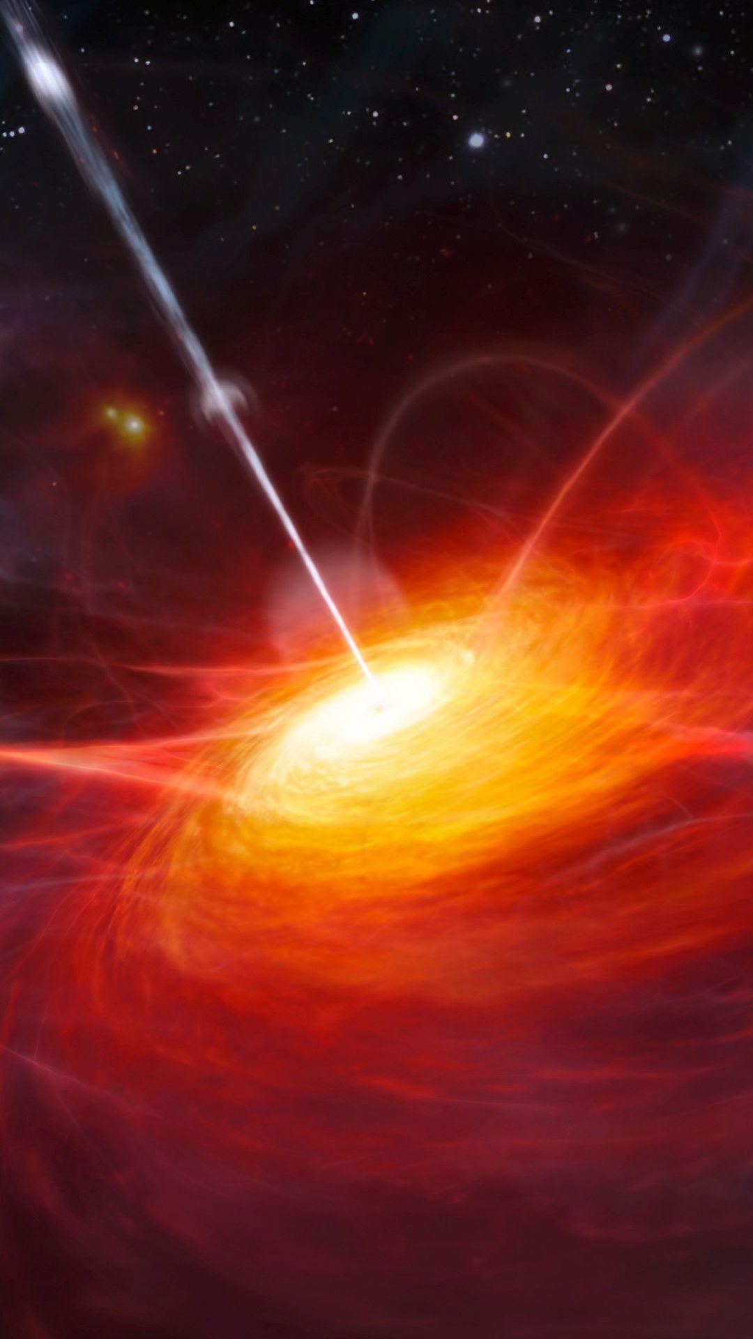 1080x1920 Black Hole Space Illustration iPhone HD Wallpaper HD