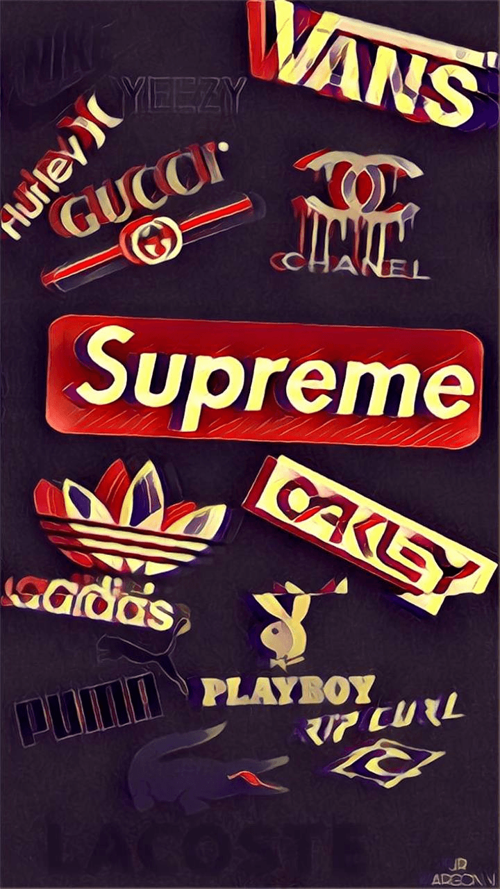 LV supreme. Supreme , Supreme iphone , Bape, Red Gucci HD phone wallpaper
