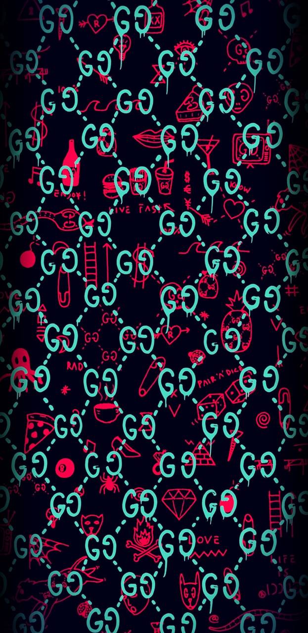 623x1280 Gucci Gang Supreme wallpaper