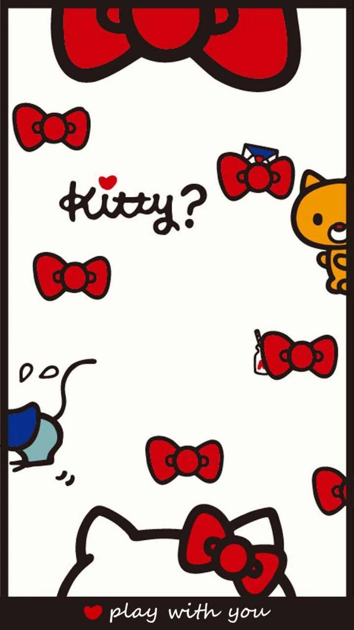 1200x2133 Kitty Wallpaper, Hello Kitty, Sanrio, Phone Wallpaper, Kawaii, Cartoons, Covers, Screen, Love