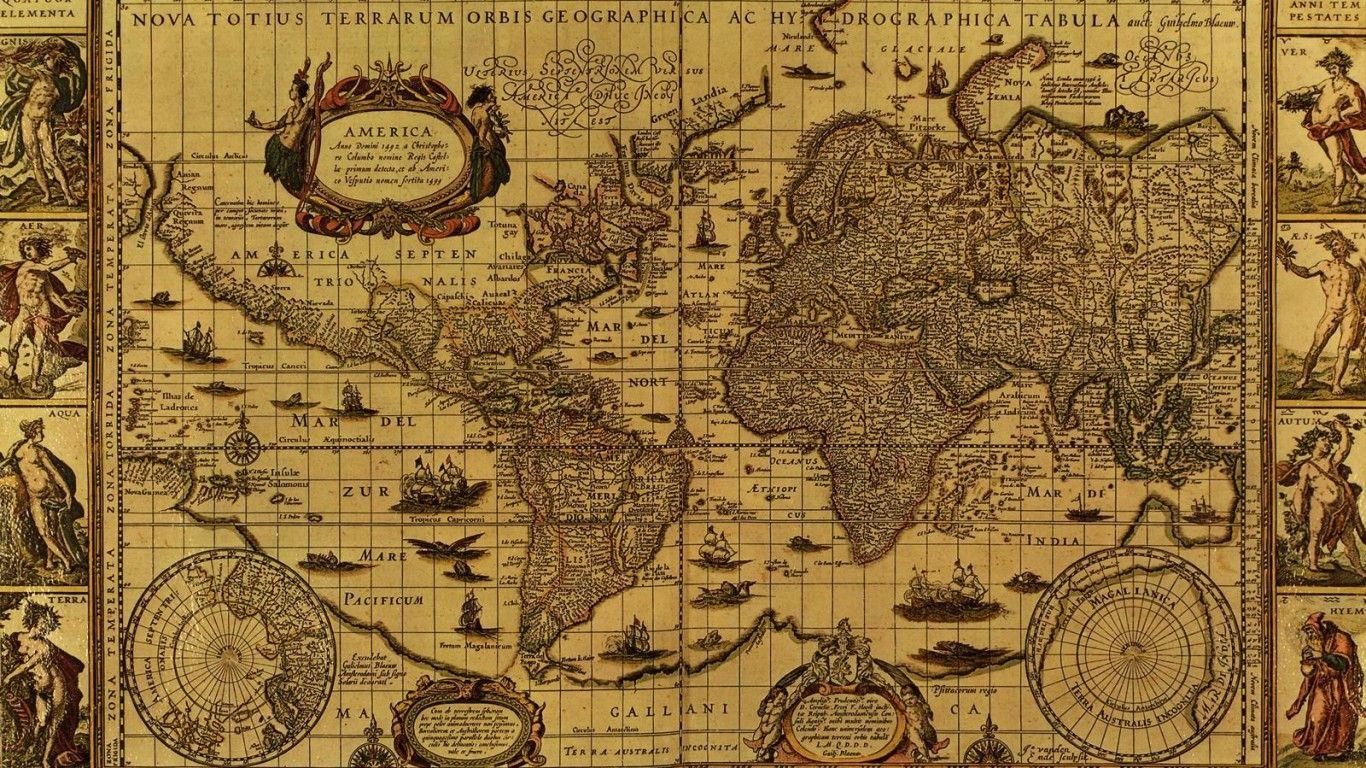 1366x768 Pirate Map Picture 08031