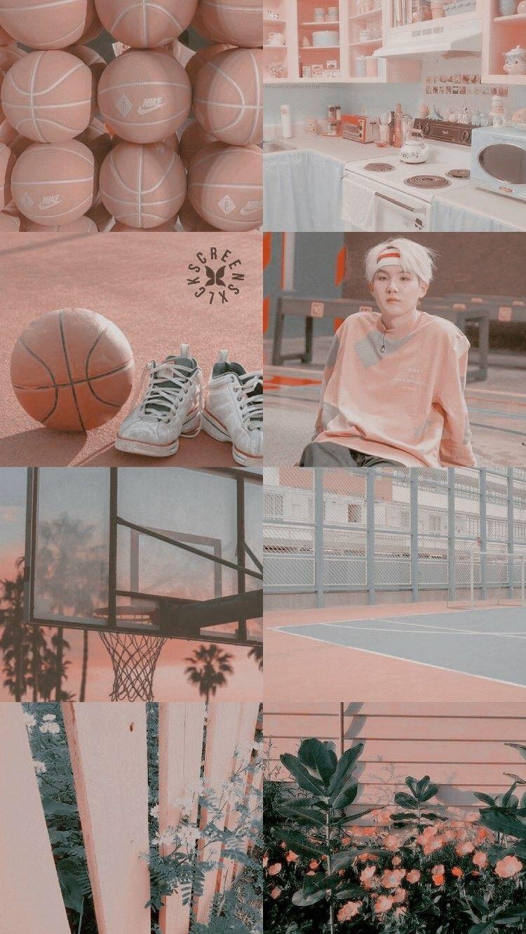 750x1333 Yoongi Pink Aesthetic Wallpaper