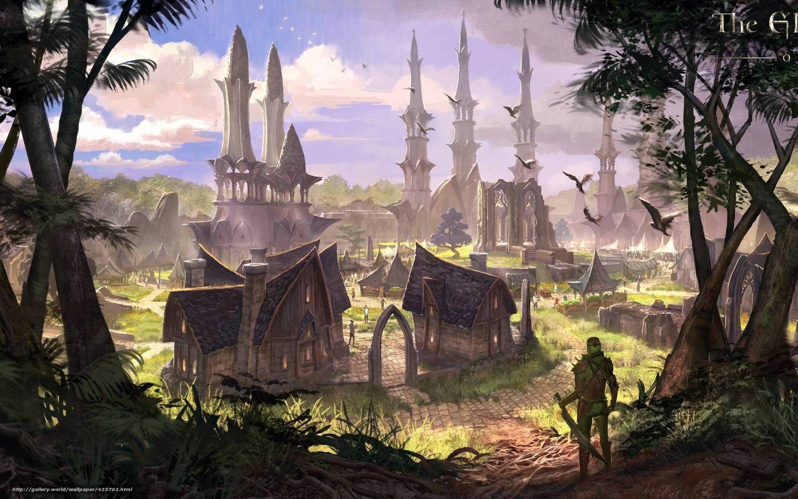 Fantasy Forest City Wallpaper - Forest City Wallpapers Top Free Forest