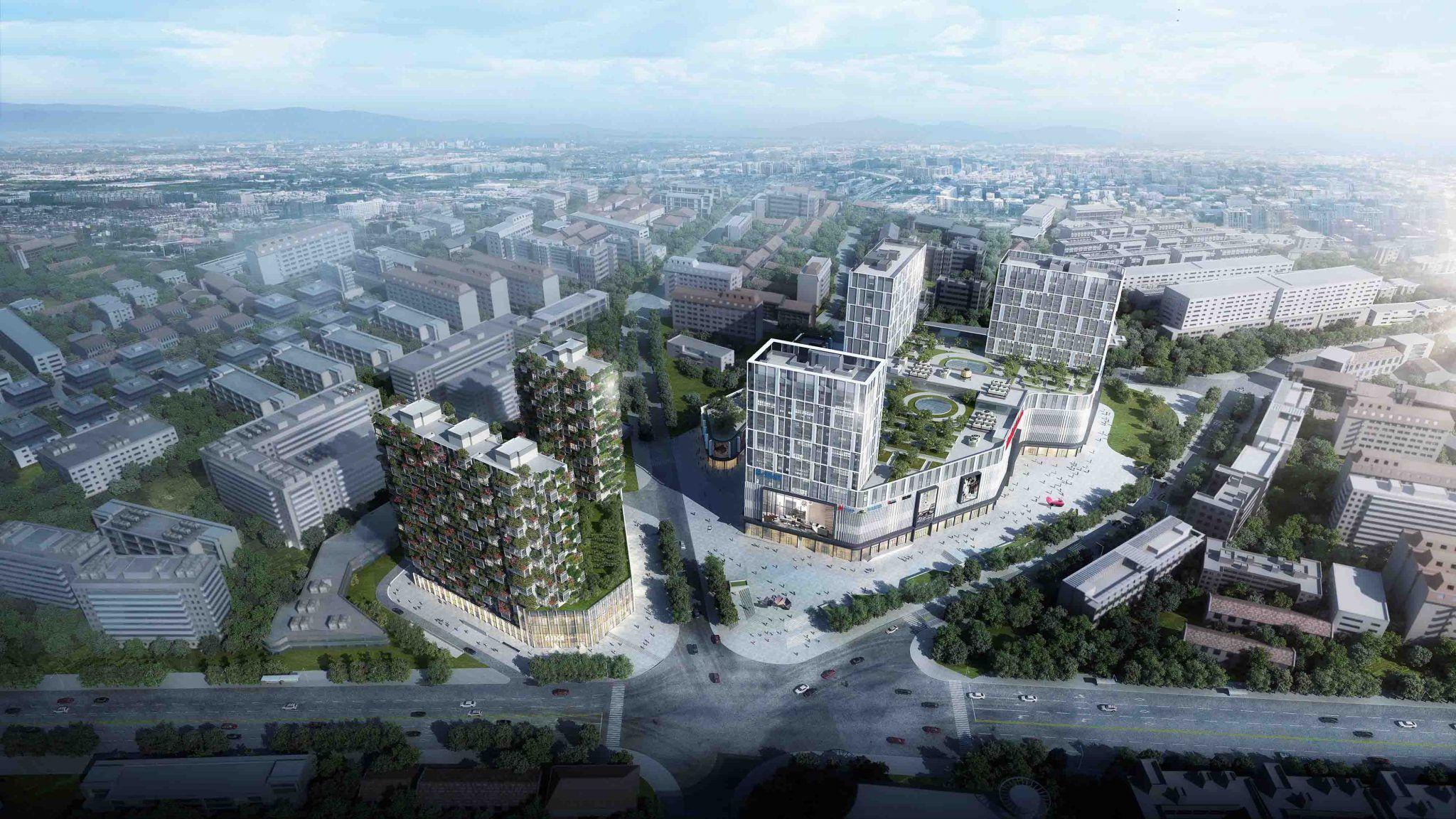 2048x1152 Easyhome Huanggang Vertical Forest City Complex. Stefano Boeri Architetti