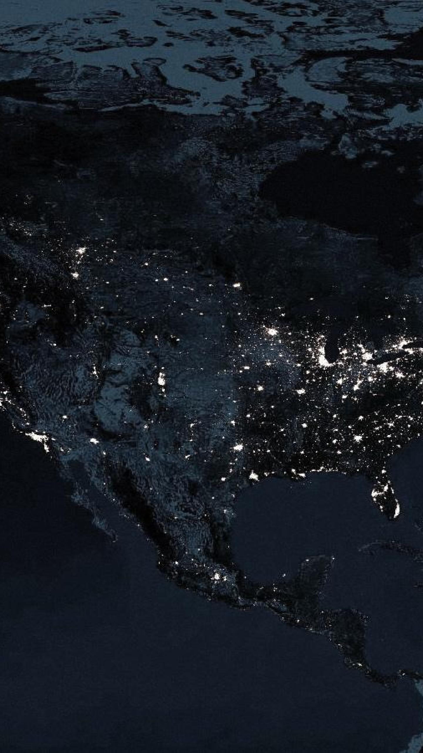 1440x2560 Earth From space North america HD Wallpaper, Desktop Background