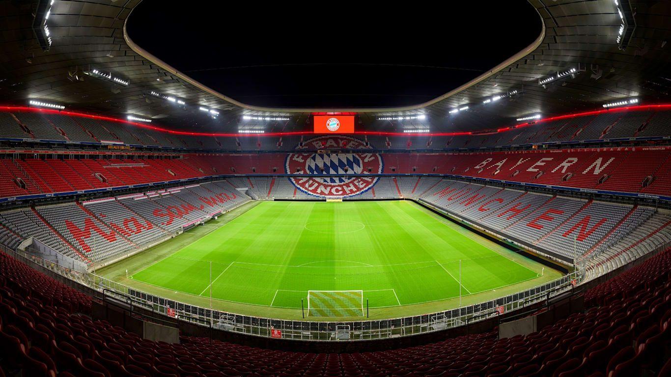 1366x768 Wallpaper: Allianz Arena screen background