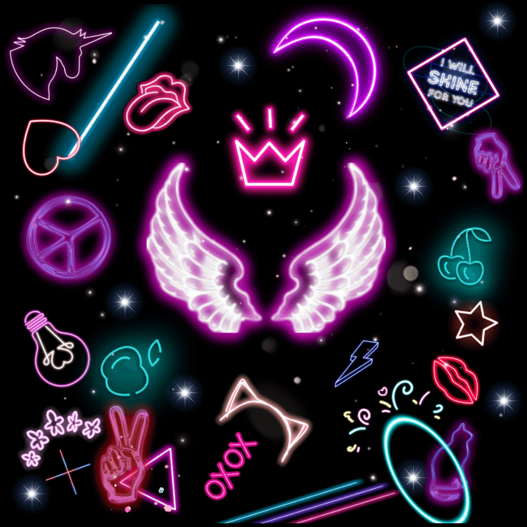1024x1024 Black Color Wallpaper