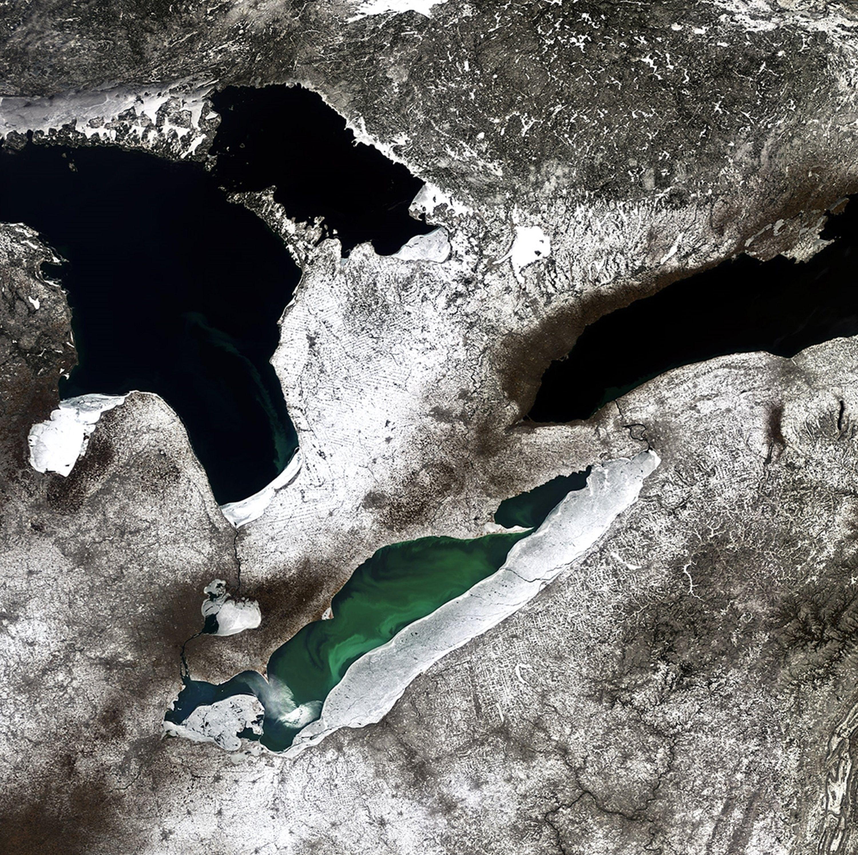 3000x2990 Space: Great Lakes Esa Europe North America Space Nature Wide