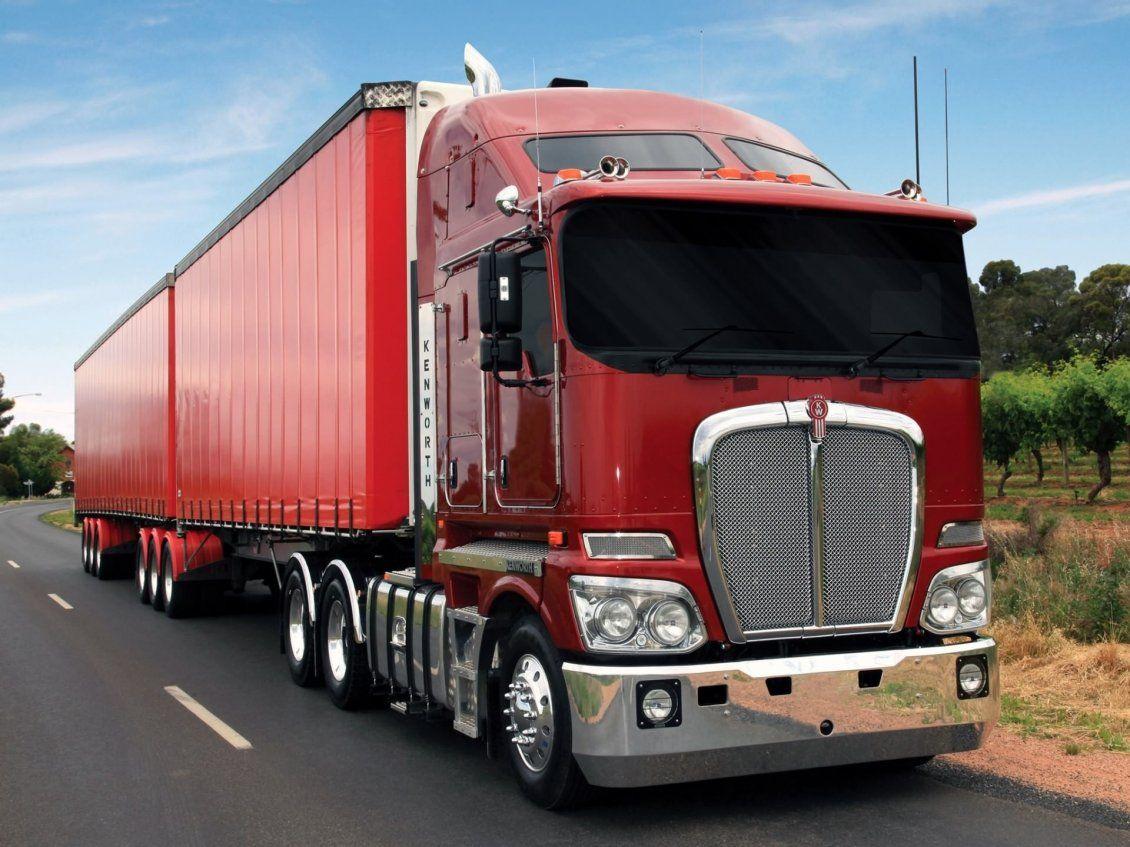 1130x847 Awesome red Kenworth truck