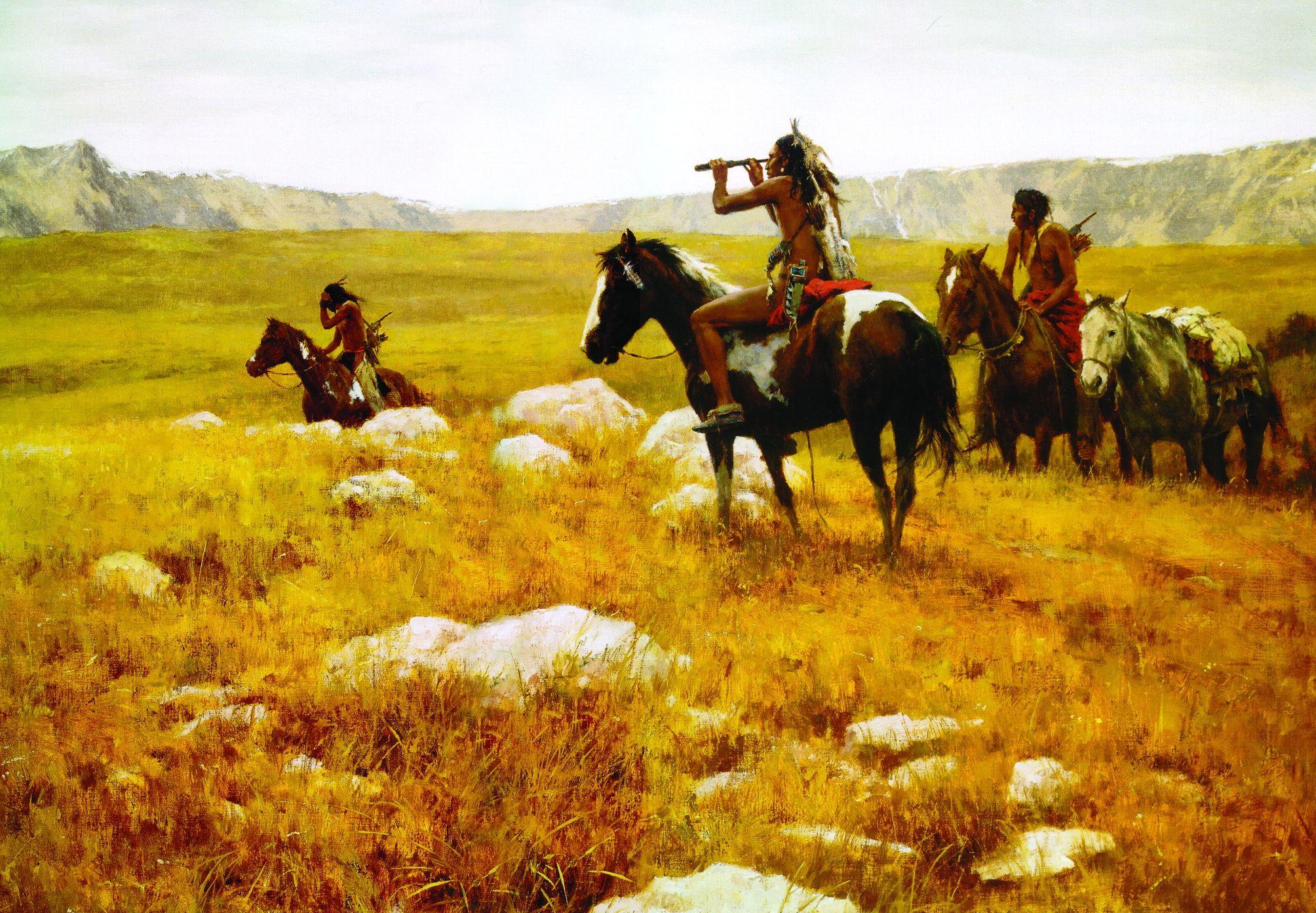 2008x1392 Indians of North America Full HD Wallpaper