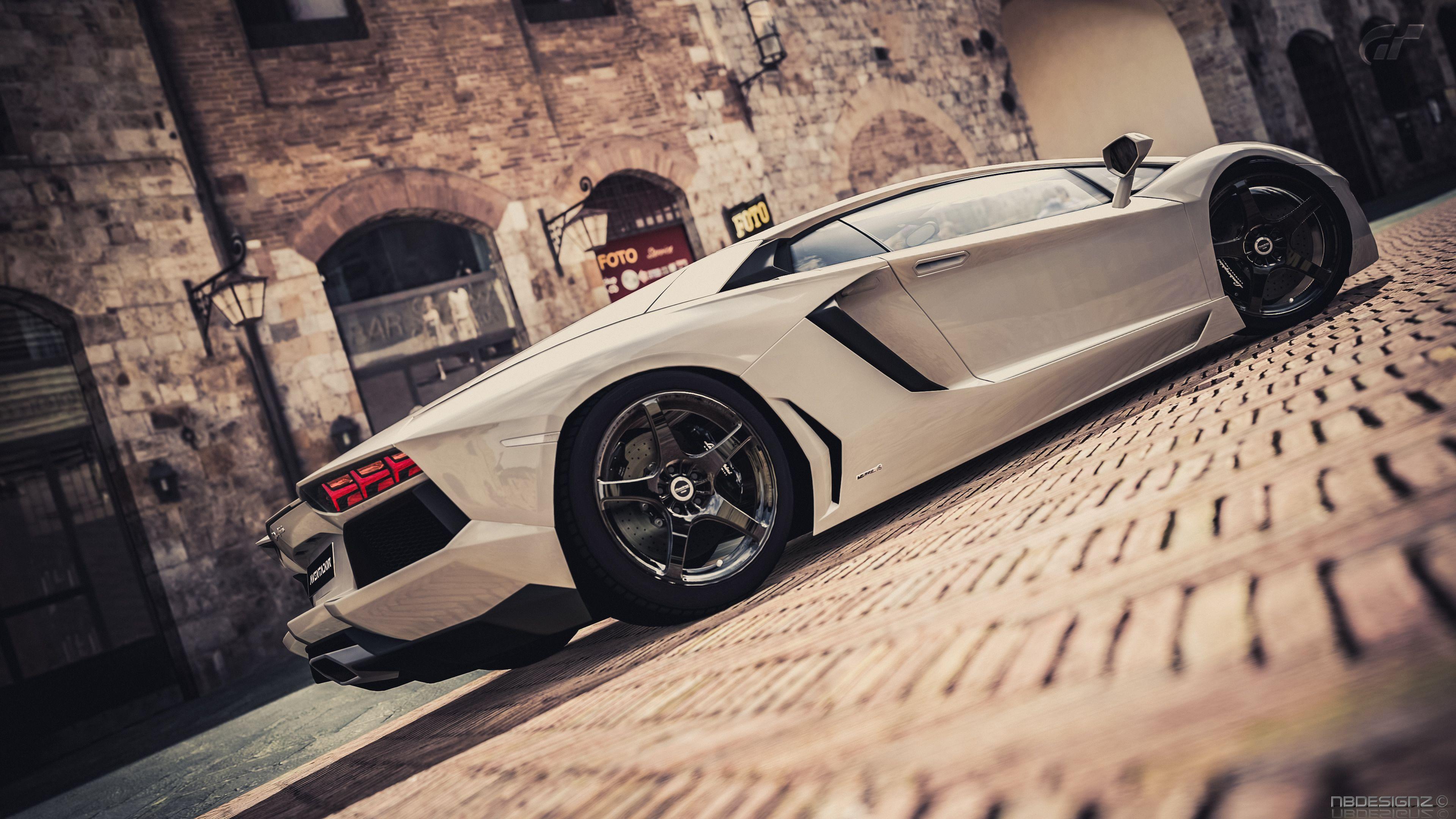 3840x2160 Lamborghini Aventador picture on HD wallpaper.Only model Aventador