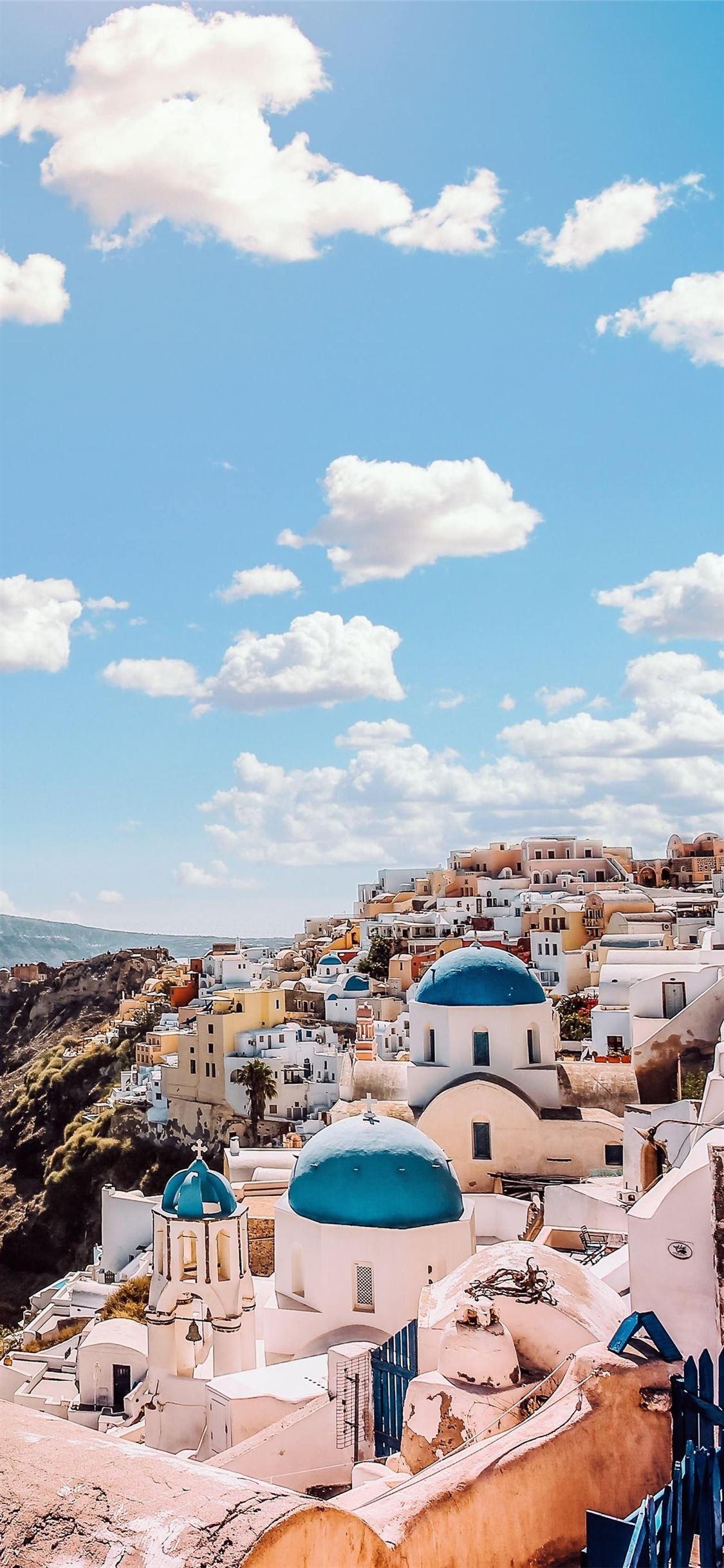 1125x2436 Best santorini iPhone 11 Wallpaper HD