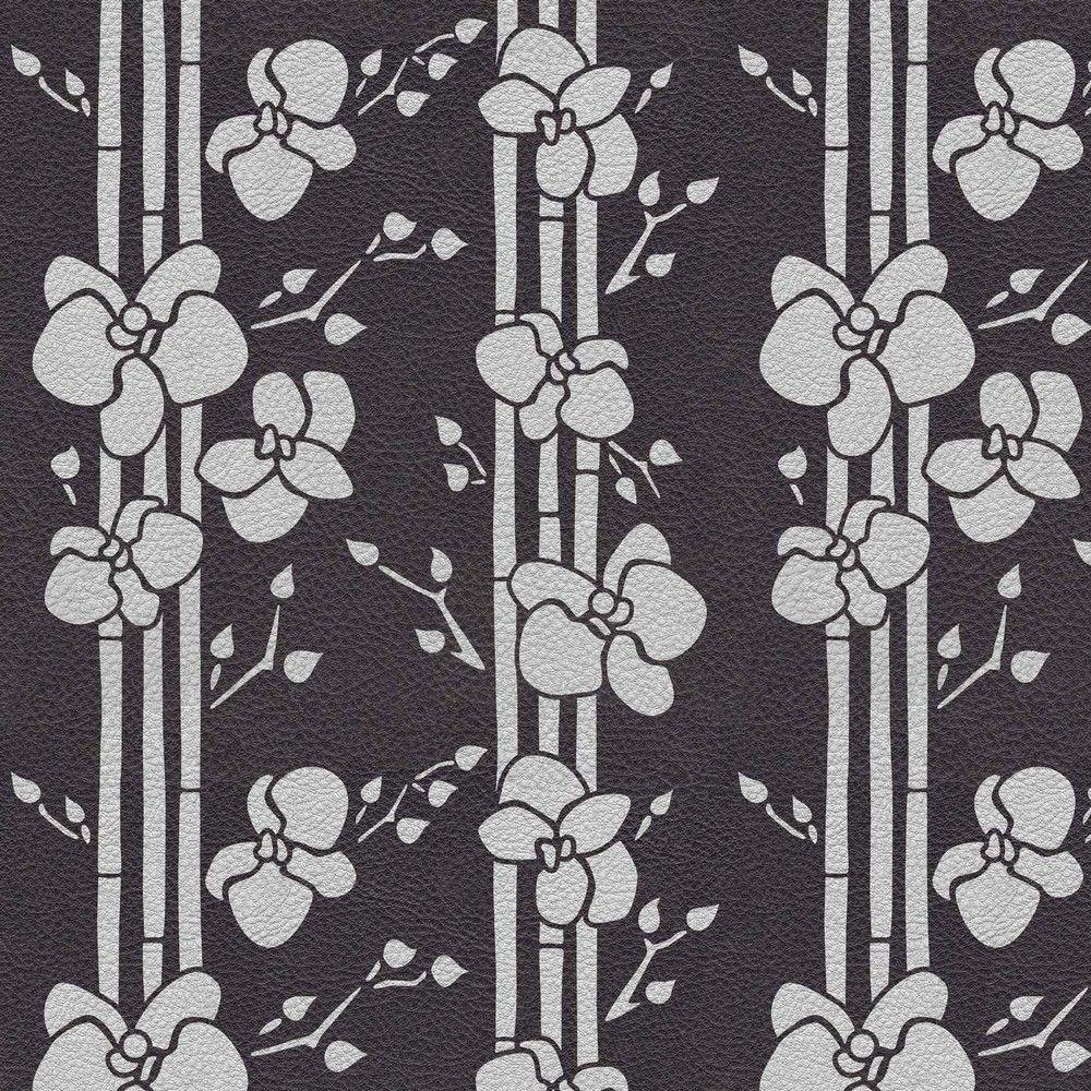 1000x1000 Buy Abstract Grey Flowers Wallpaper