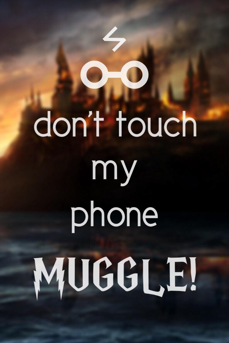 781x1169 Don't Touch My Phone Muggle Wallpaper
