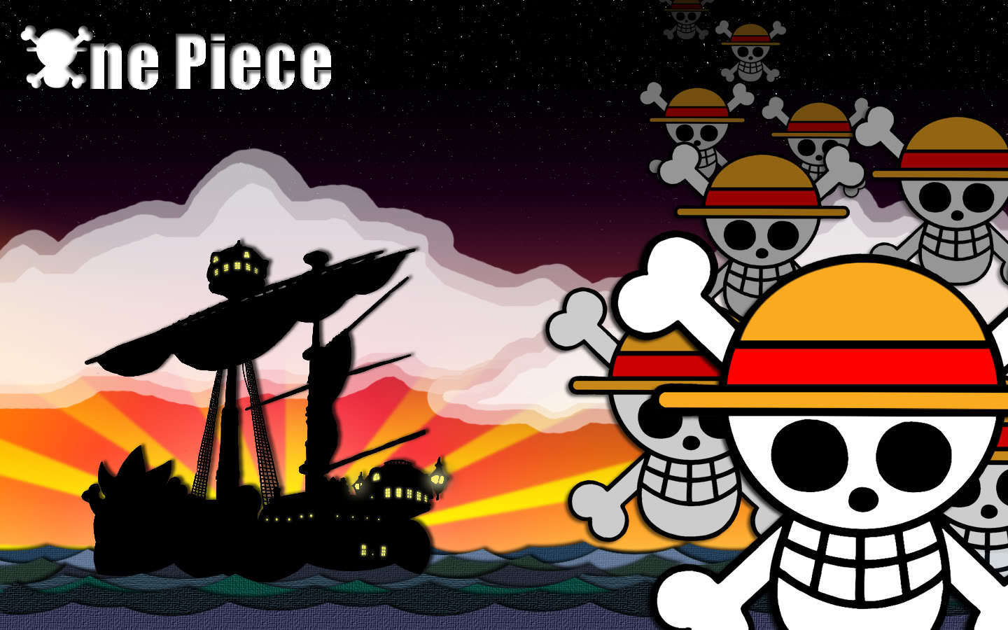 1440x900 One Piece Logo Hình nền HD