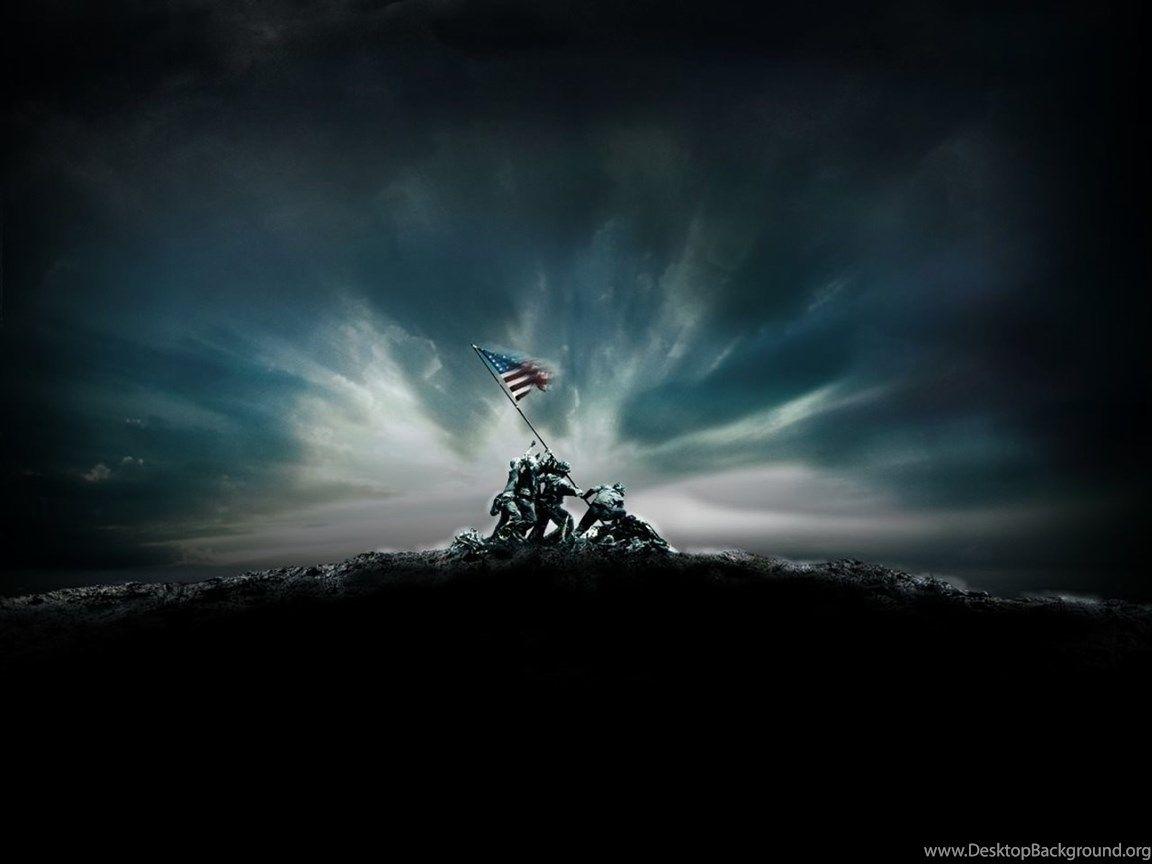 1152x864 Top Flag Raising At Iwo Jima Wallpaper Wallpaper Desktop Background