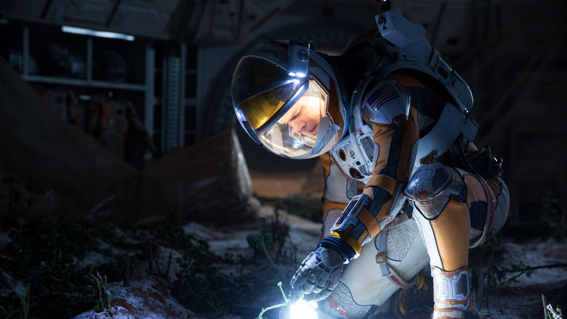 1920x1080 Full HD Wallpaper the martian astronaut spacesuit usa futuristic matt damon, Desktop Background HD 1080p