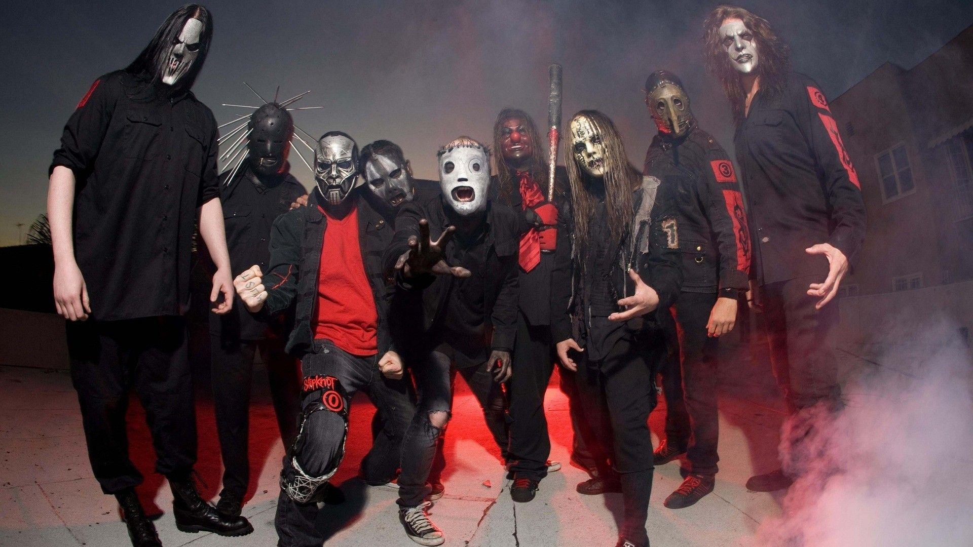 1920x1080 music, metal, Heavy Metal, slipknot, music bands, Corey Taylor, Joey Jordison, Paul Grey wallpaper