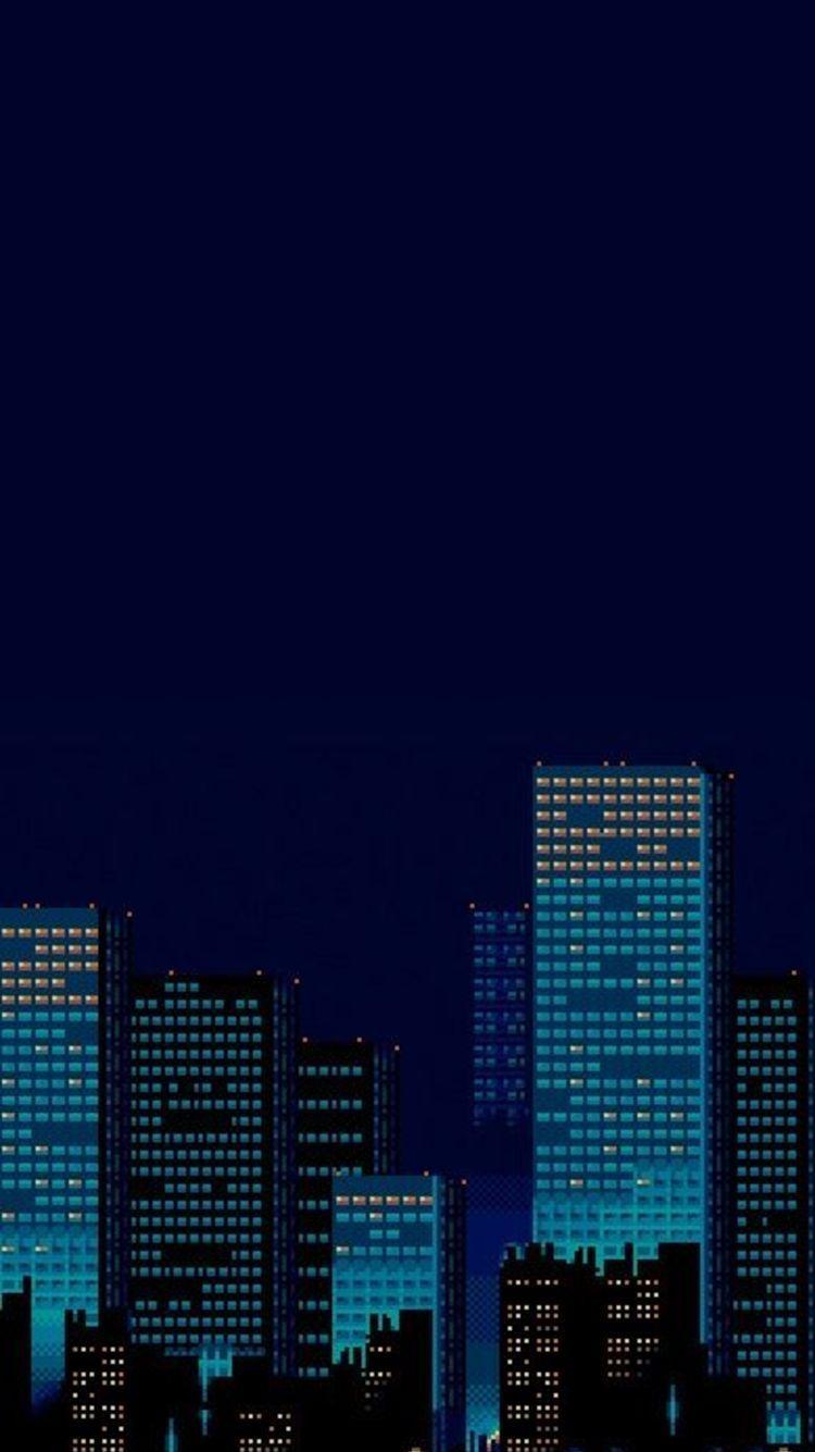750x1335 Best HD Wallpaper Of iPhone 6. Pixel art landscape, Pixel art, Aesthetic wallpaper