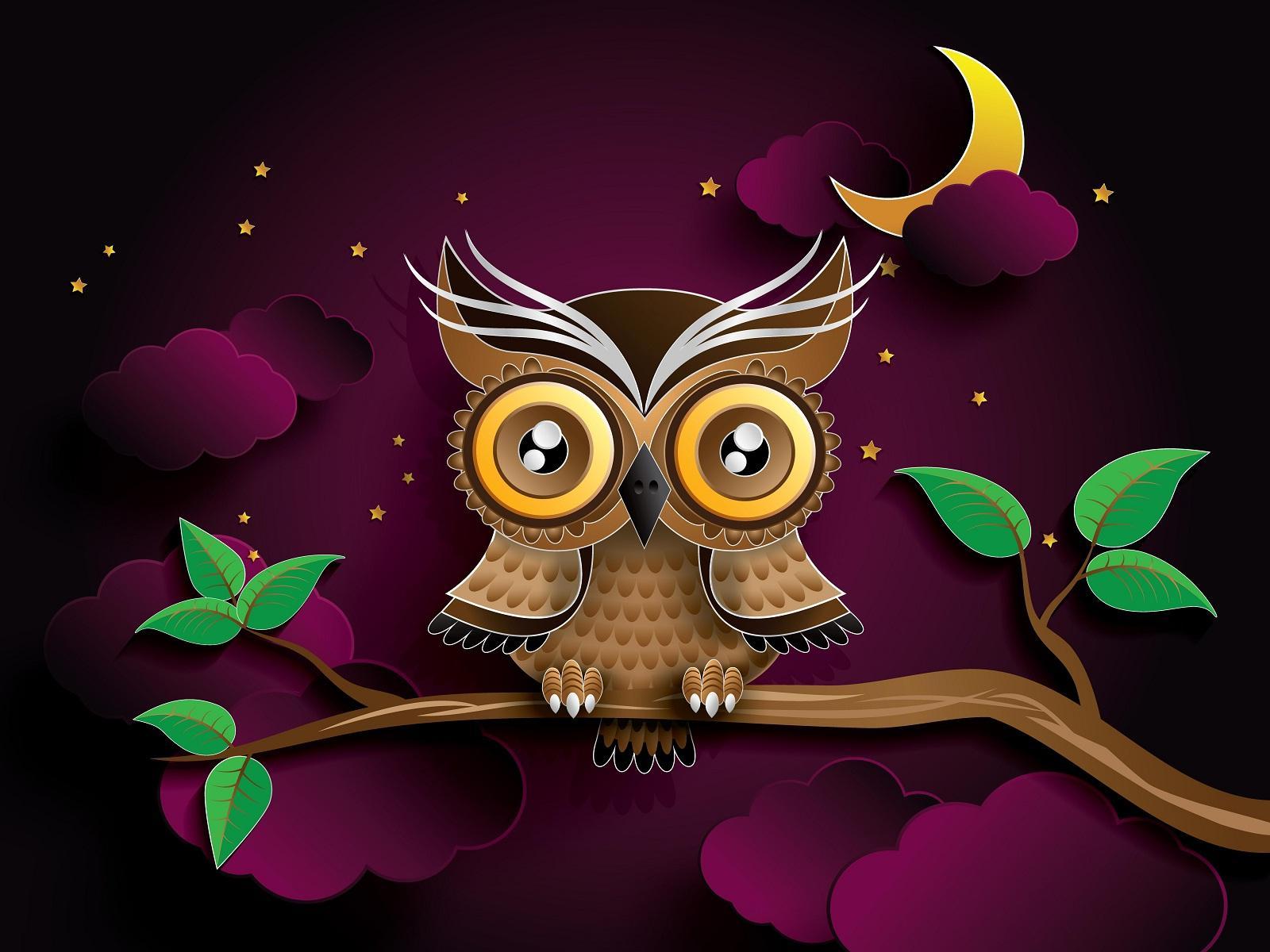 1600x1200 Night Owls Wallpaper