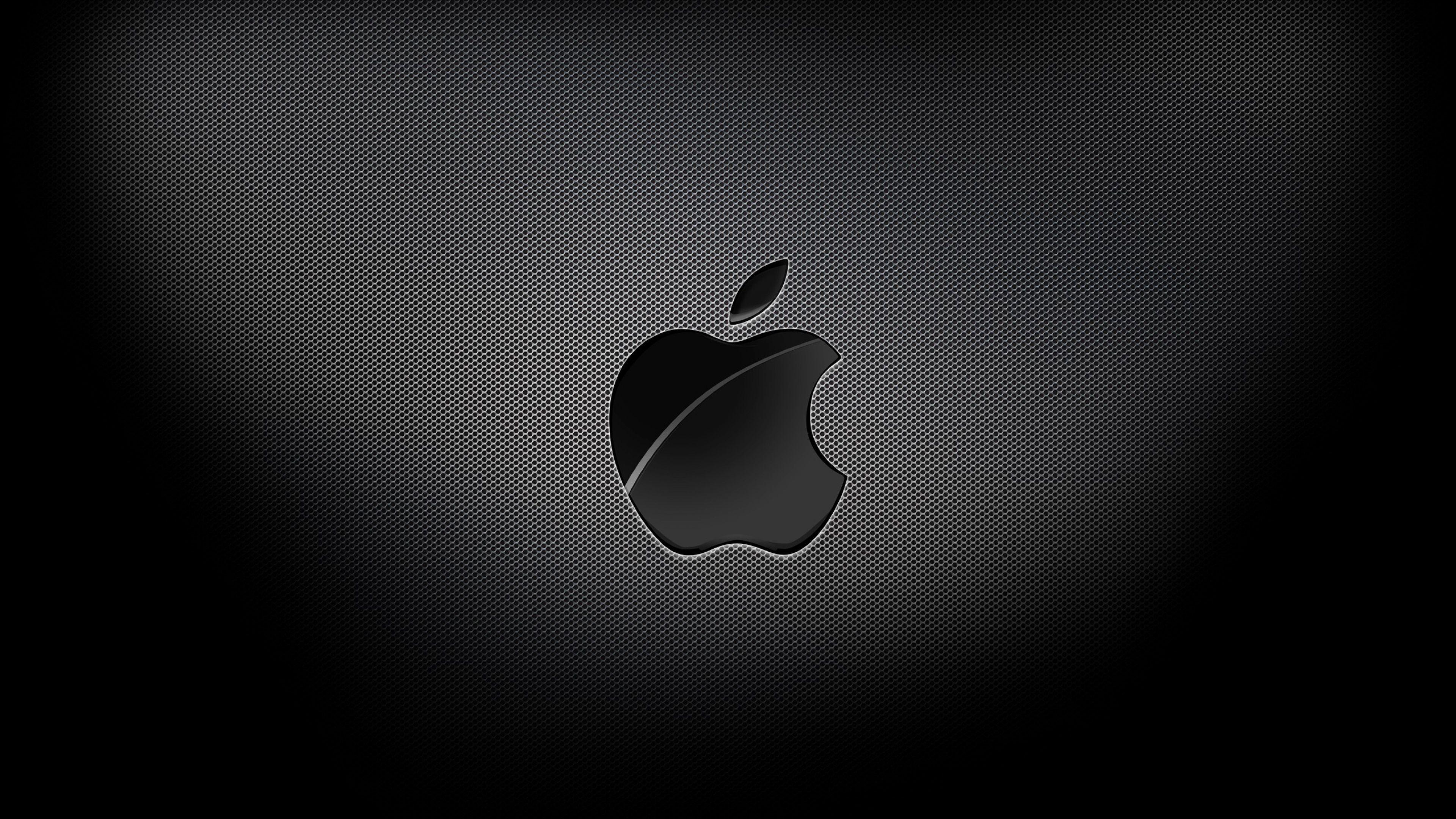3840x2160 Wallpaper Apple Mac Brand Logo Dark Light Shadow Pro 16 Inch Wallpaper 4k HD Wallpaper