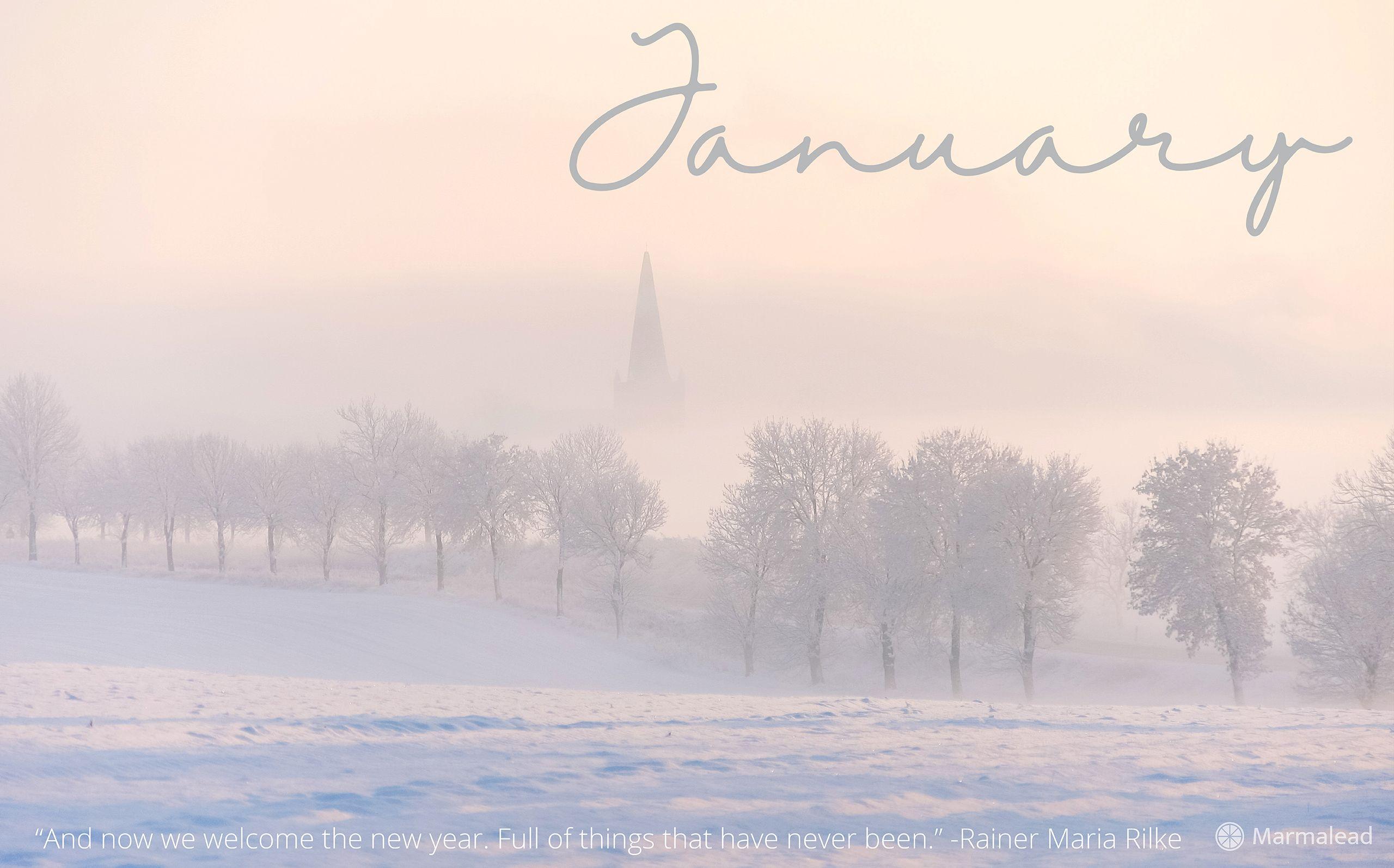 2560x1595 January 2019 Free Desktop Calendar Wallpaper From Marmalead