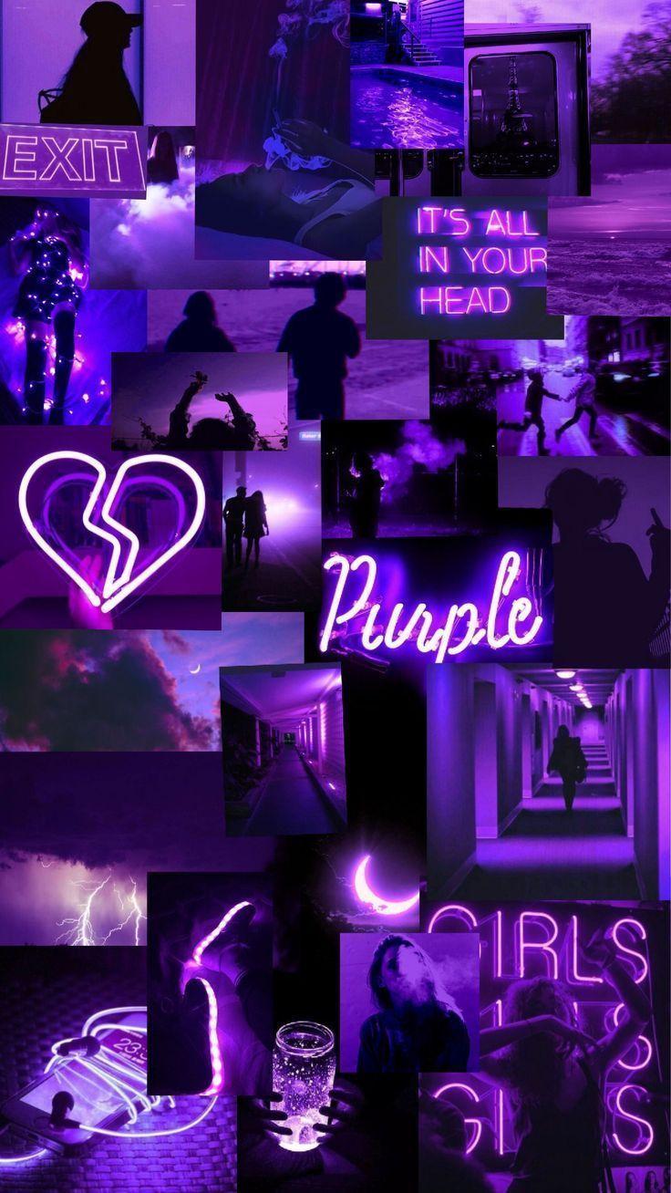 Thiết kế Background purple girl tuyệt đẹp, tải miễn phí