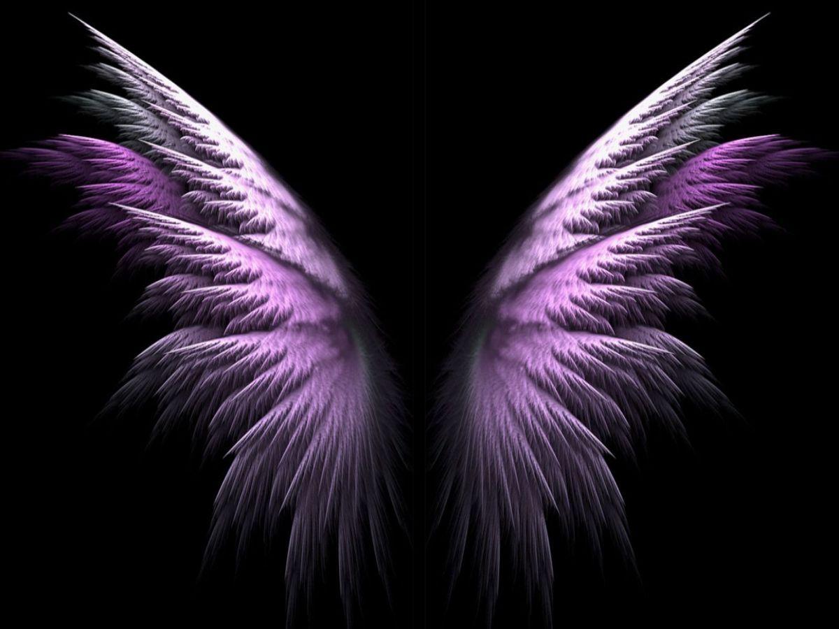 Purple Angel Wallpapers - Top Free Purple Angel Backgrounds -  WallpaperAccess