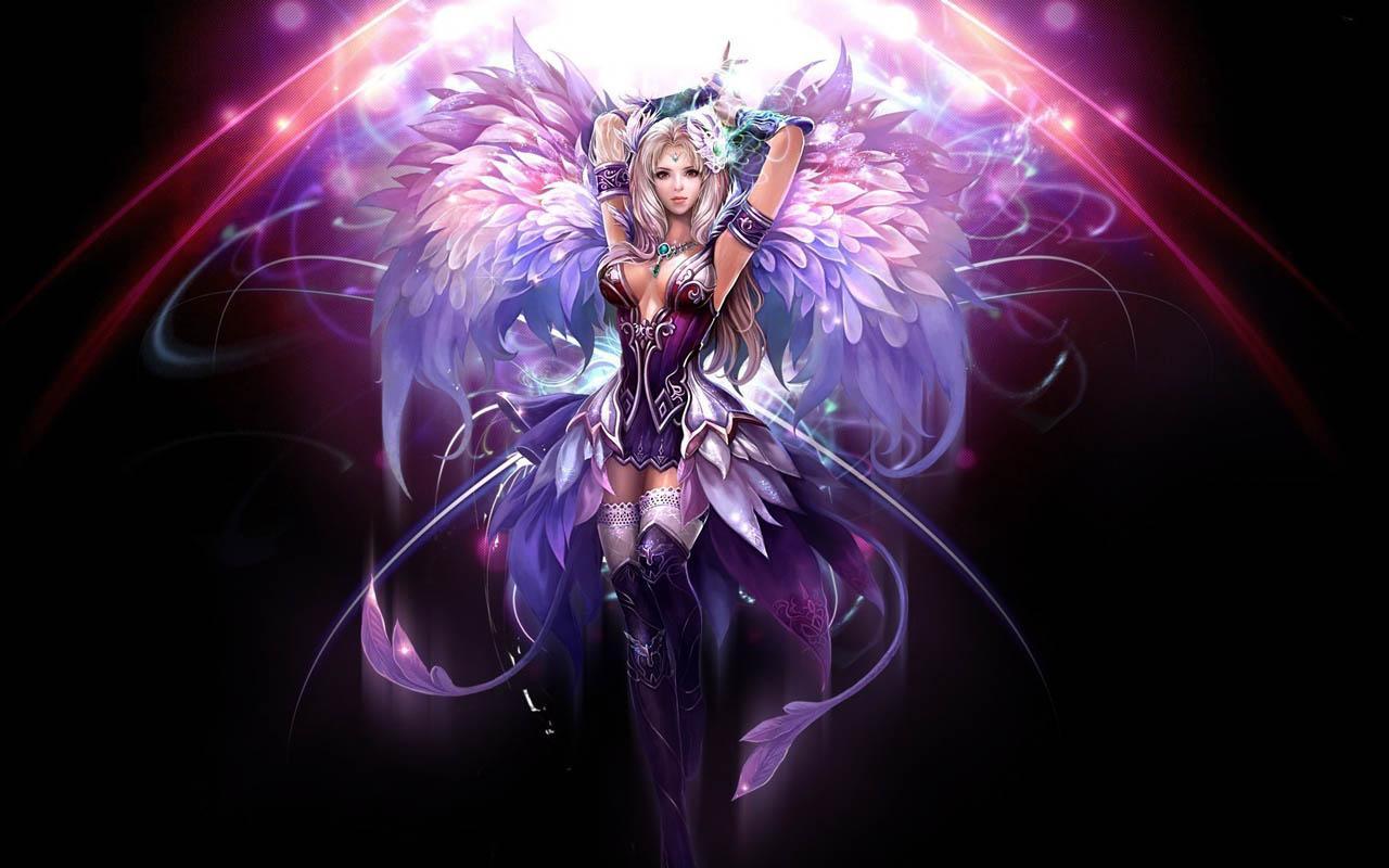 1280x800 Fantasy Angel Wallpaper for Android