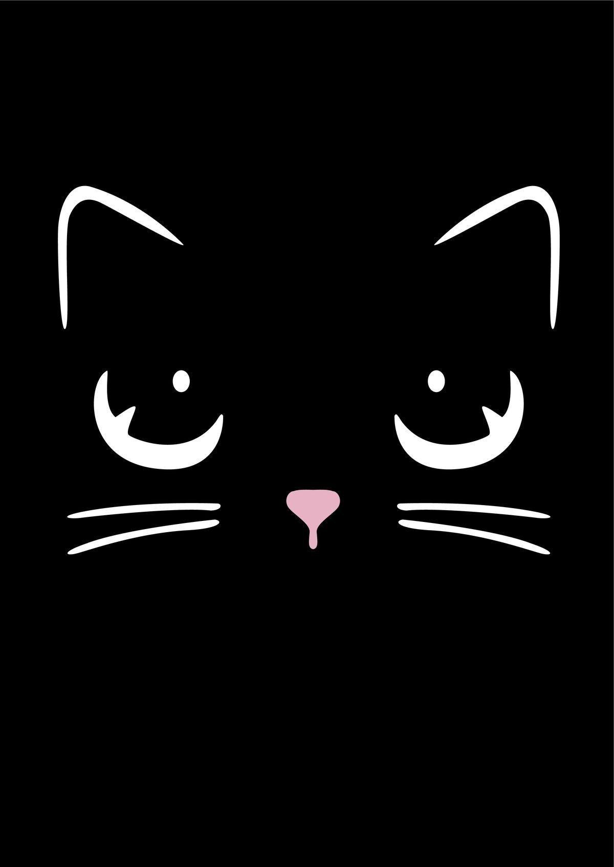 Cute Black Cat Cartoon Wallpapers - Top Free Cute Black Cat Cartoon  Backgrounds - WallpaperAccess