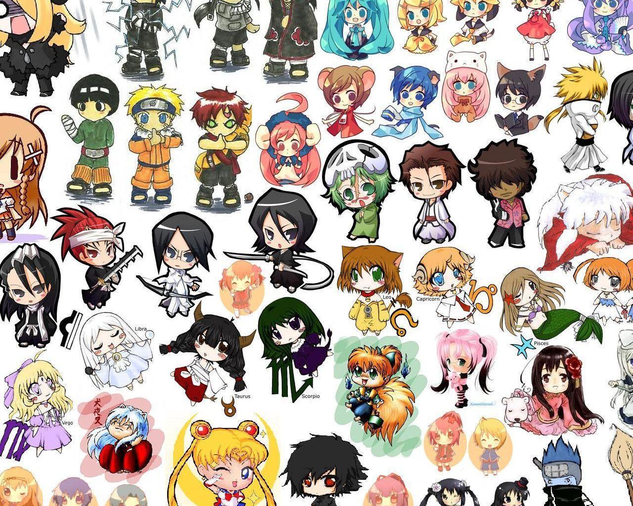 1280x1024 Anime Chibi Wallpaper