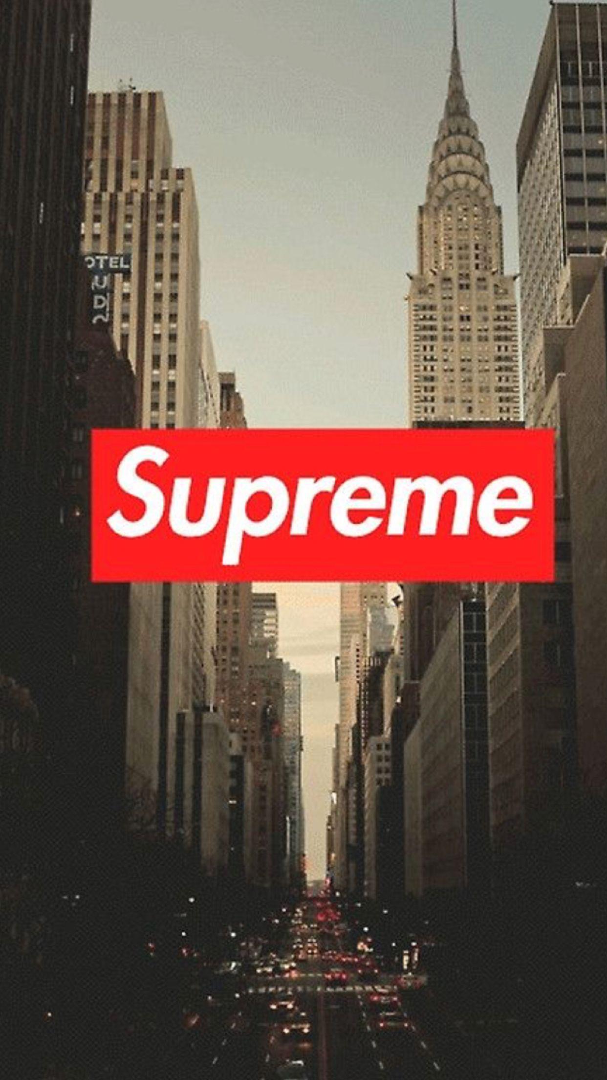 1242x2208 Supreme New York iPhone Wallpaper
