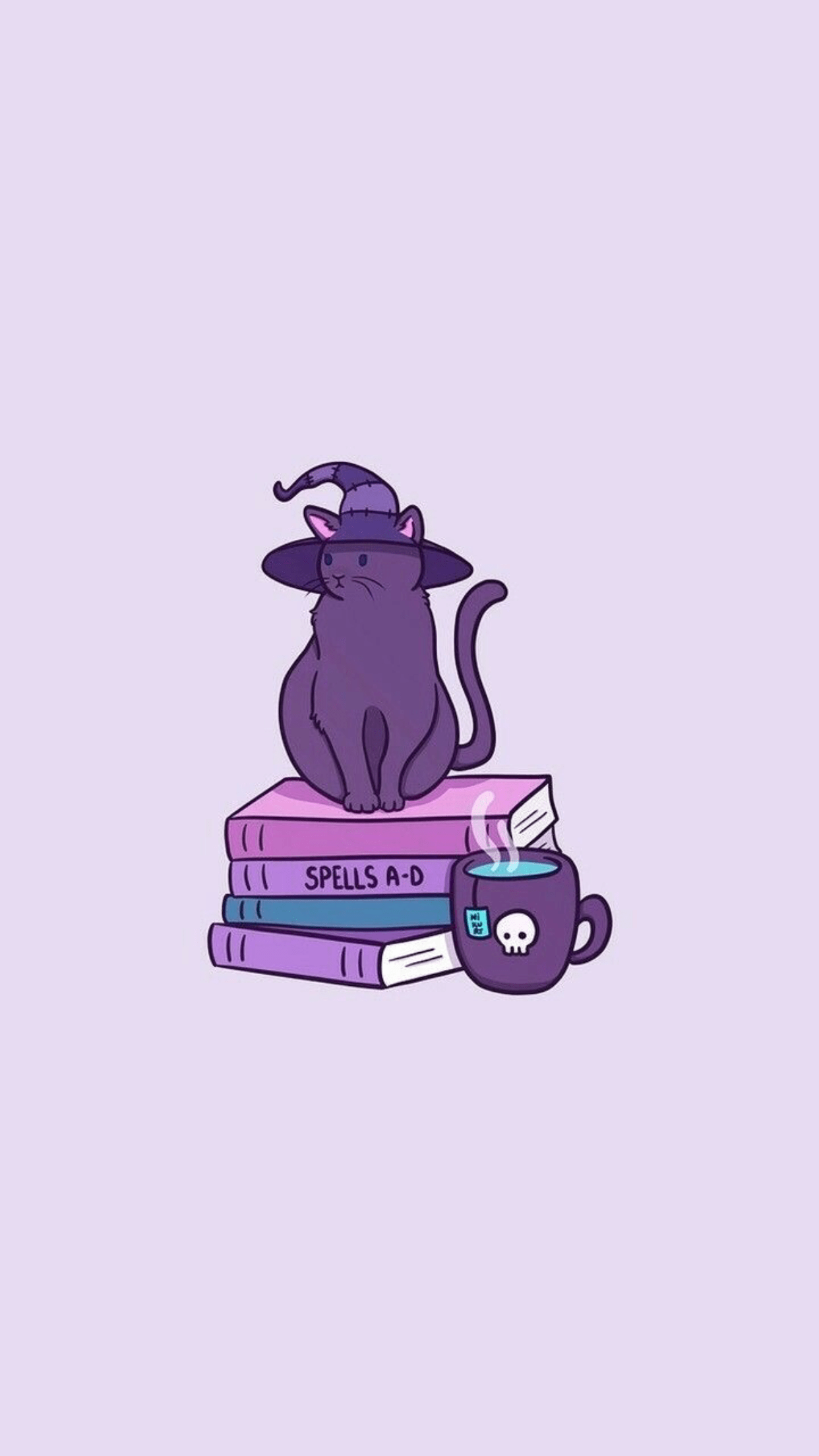 1242x2208 Wallpaper. Halloween wallpaper iphone, Halloween wallpaper, Cat phone wallpaper