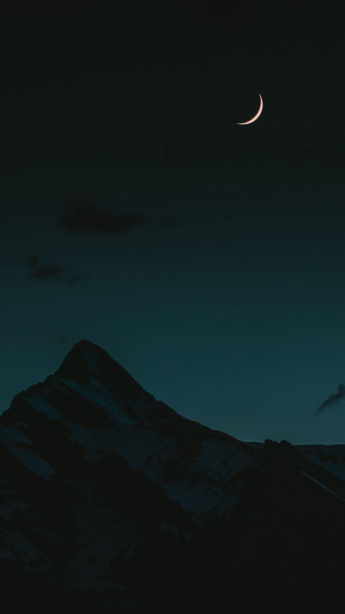 Moon and Mountains Wallpapers - Top Free Moon and Mountains Backgrounds