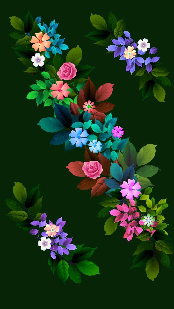 720x1280 Summer flowers wallpaper