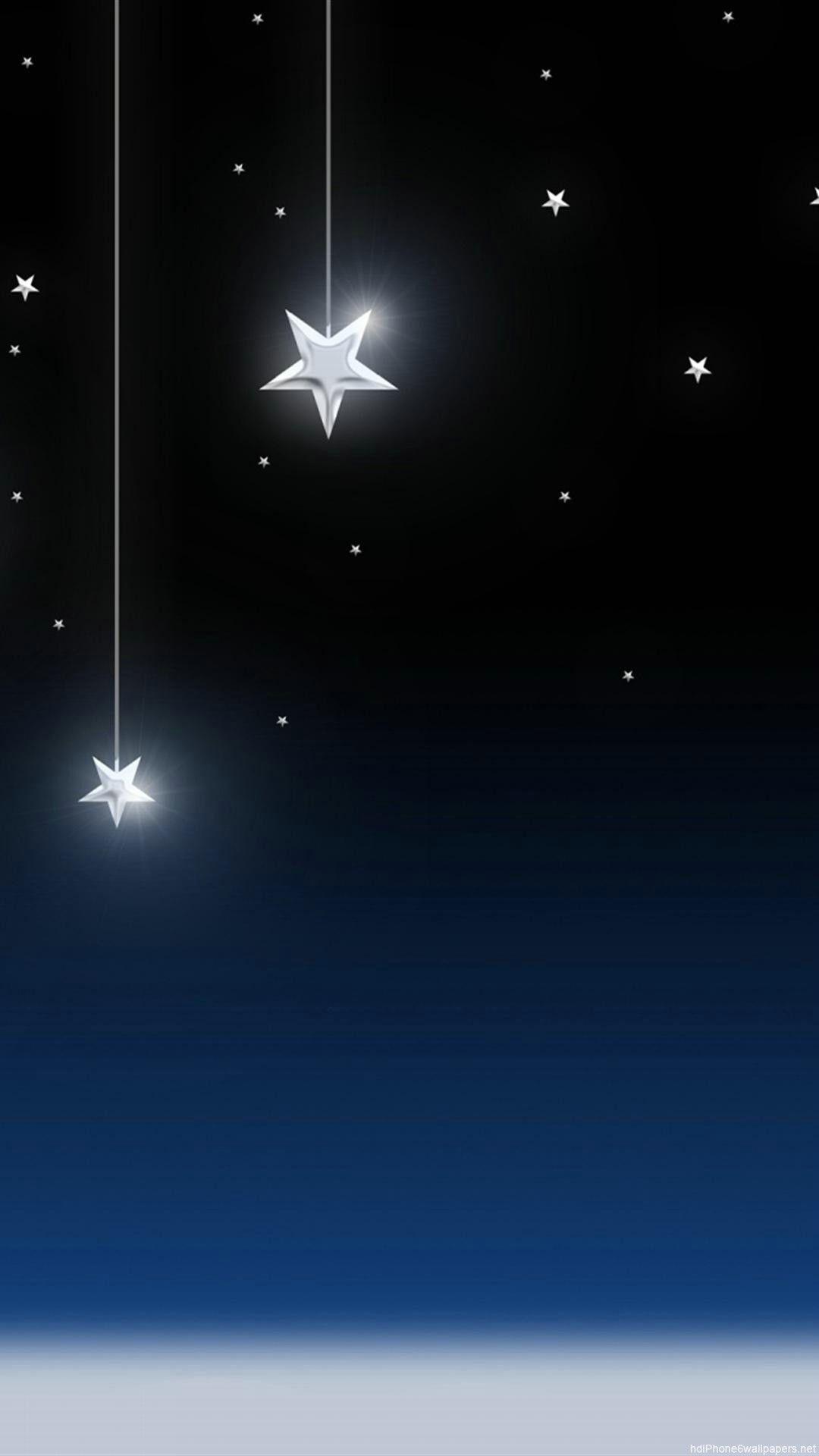 1080x1920 Wallpaper of Stars and Moon