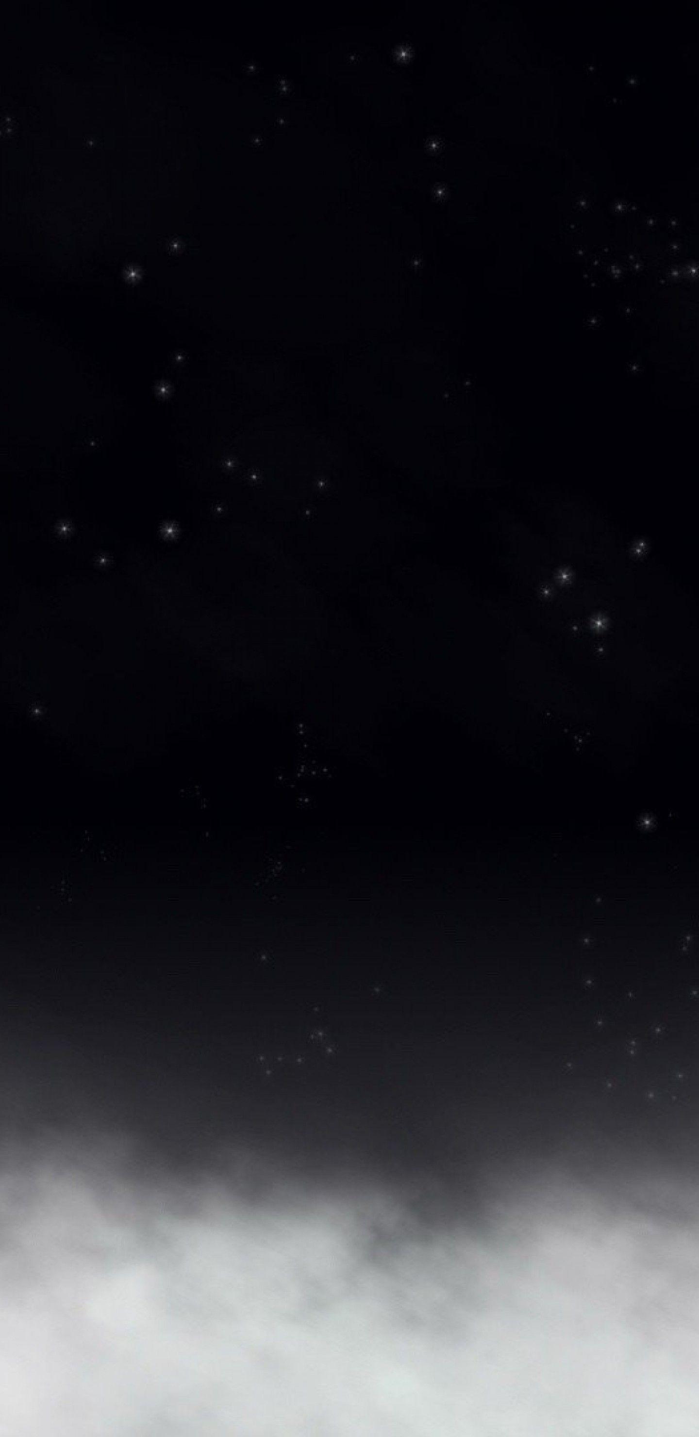 1440x2960 Download 1440x2960 Moon, Dark Sky, Shiny Stars Wallpaper for Samsung Galaxy S Note S S8+, Google Pixel 3 XL